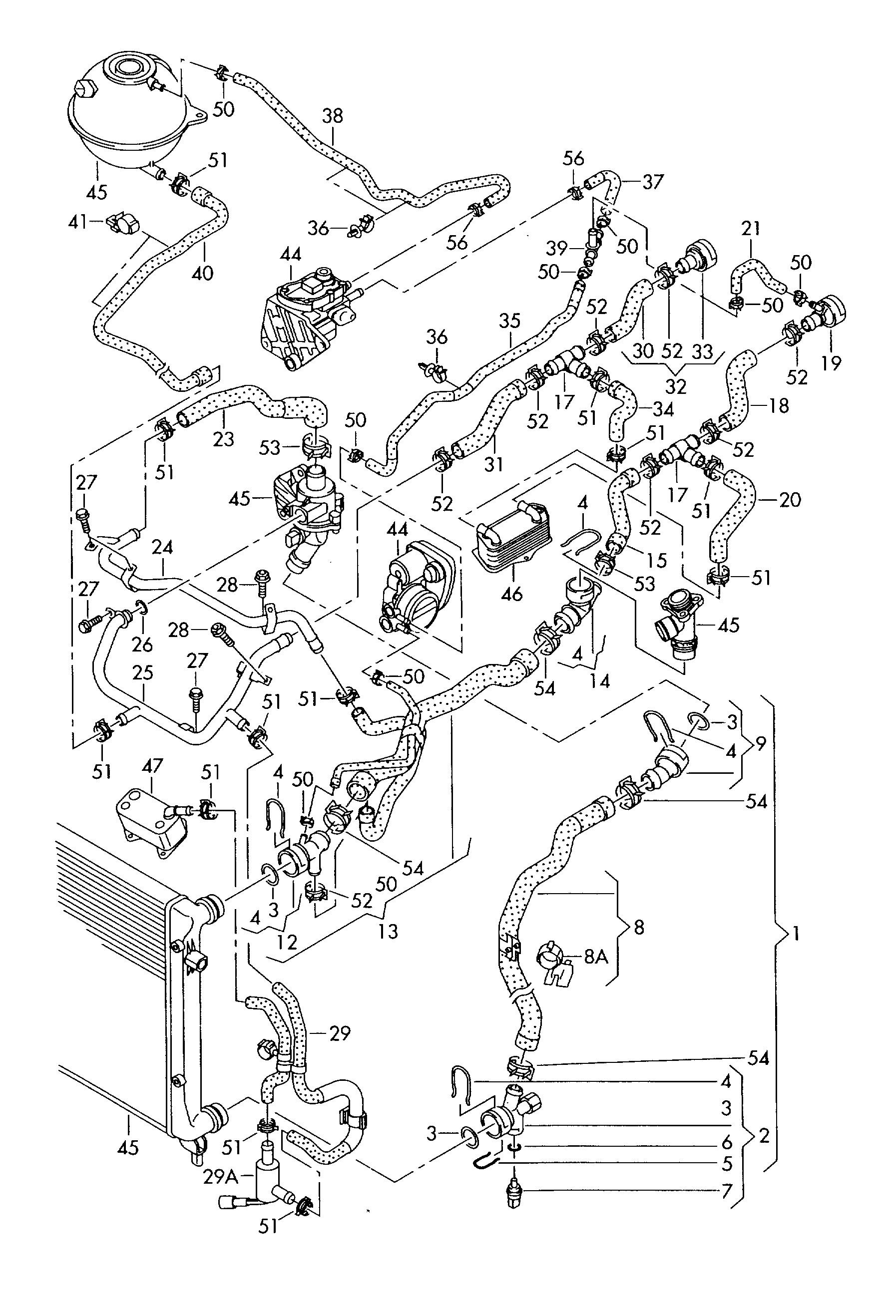 Seat 1K0121051T - Soyuducu flanş furqanavto.az