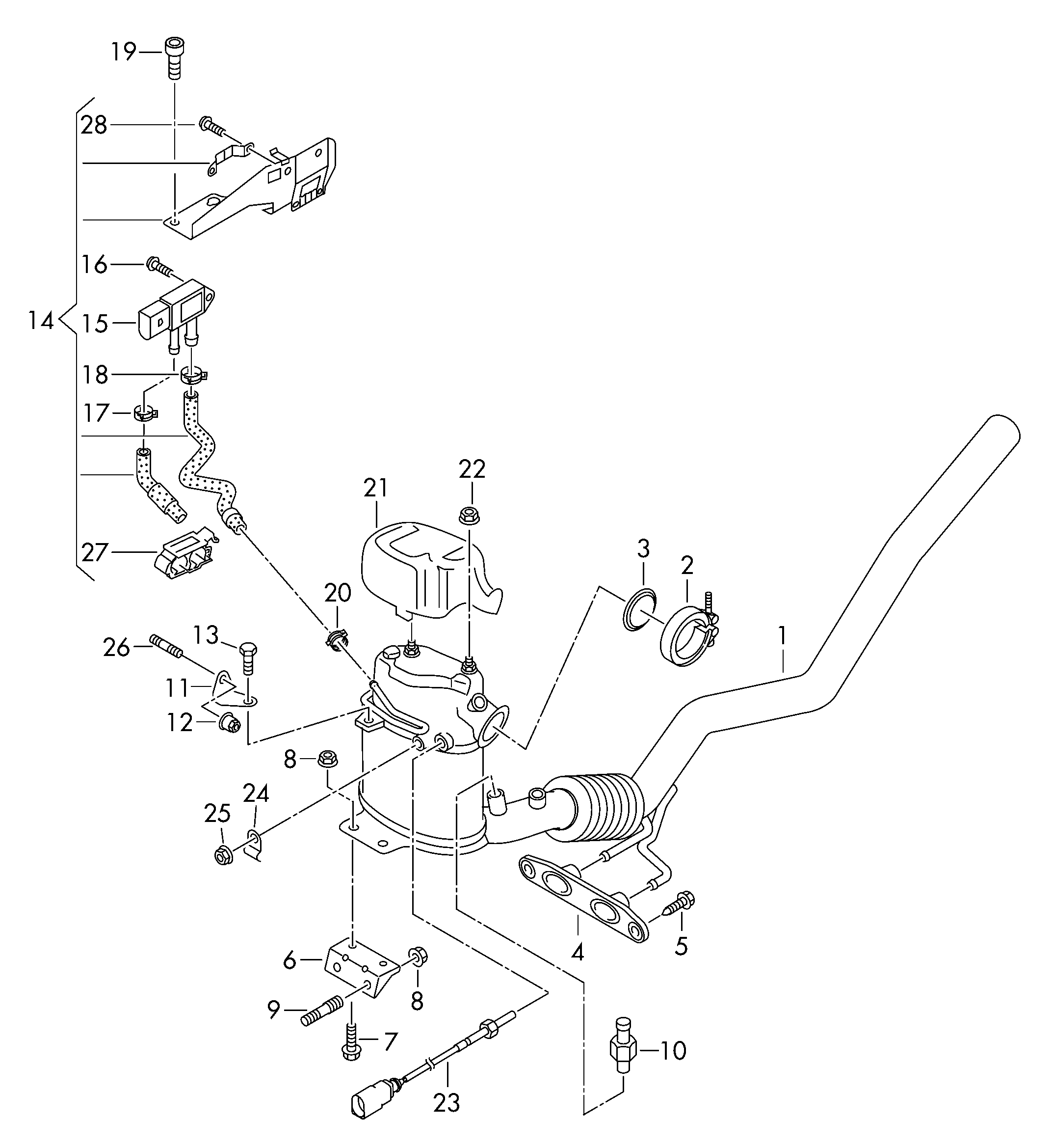 VAG 1K0254511FX - Katalitik çevirici furqanavto.az