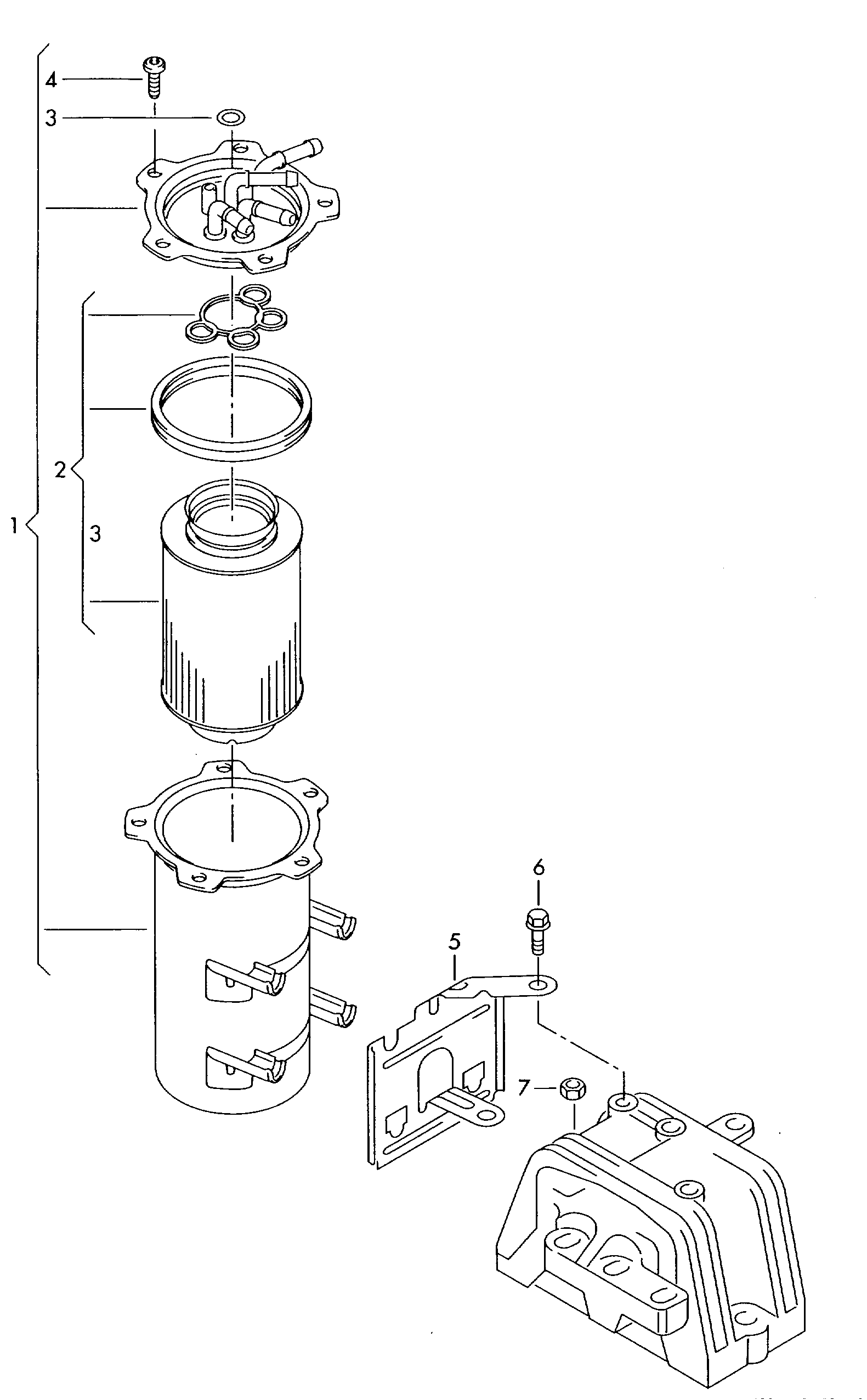 VAG 3C0127400E - Yanacaq filtri furqanavto.az