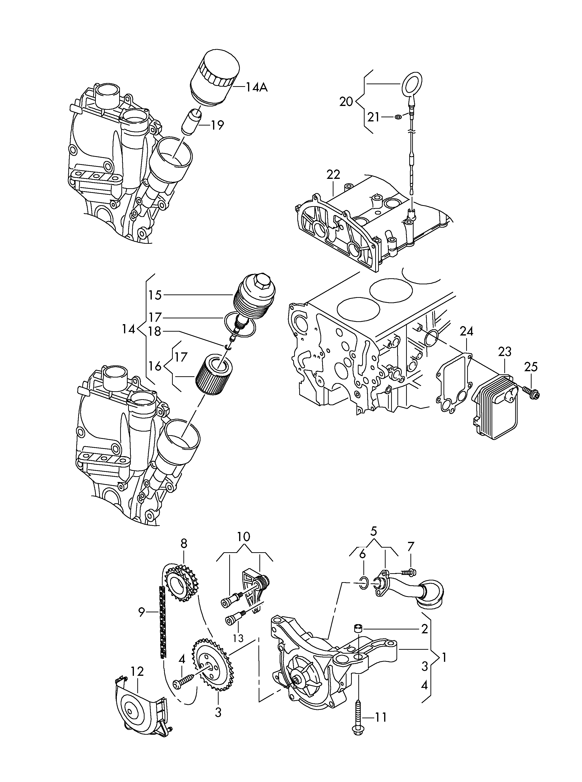 Seat 03C 117 021 E - Yağ soyuducu, mühərrik yağı furqanavto.az