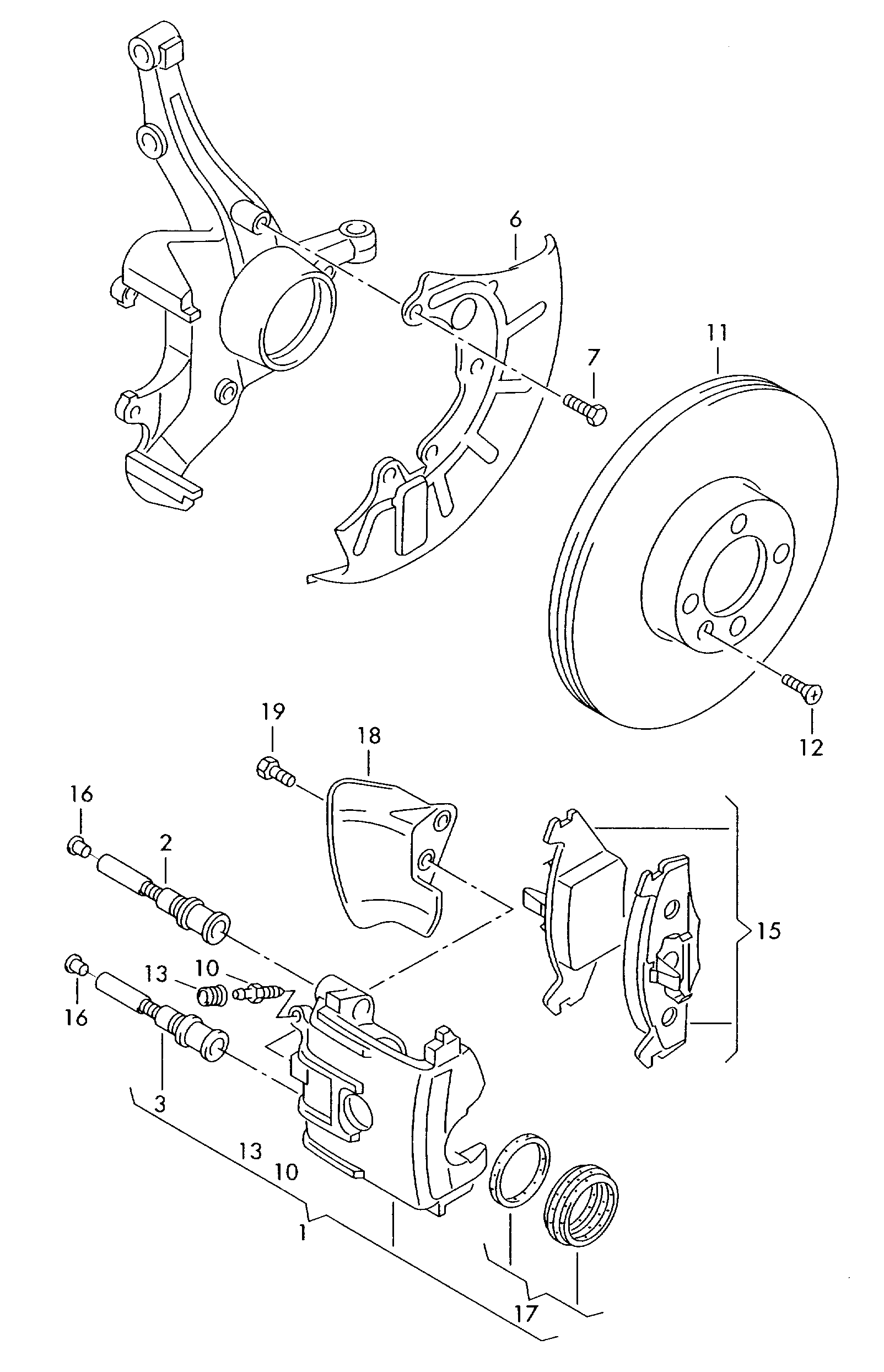 AUDI JZW 615 301 N - Əyləc Diski furqanavto.az