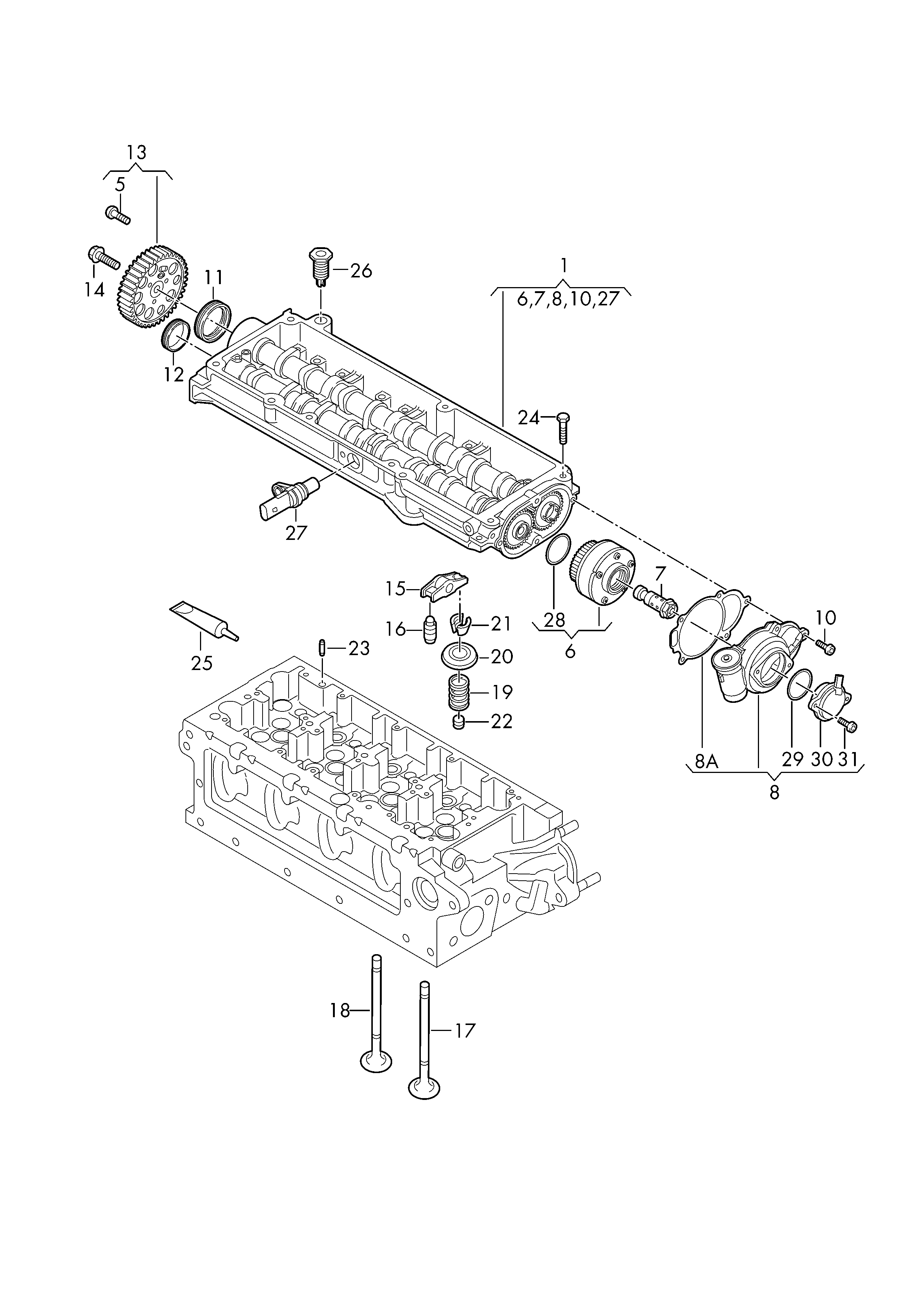 VAG 04L 109 611 C - Çıxış klapan furqanavto.az