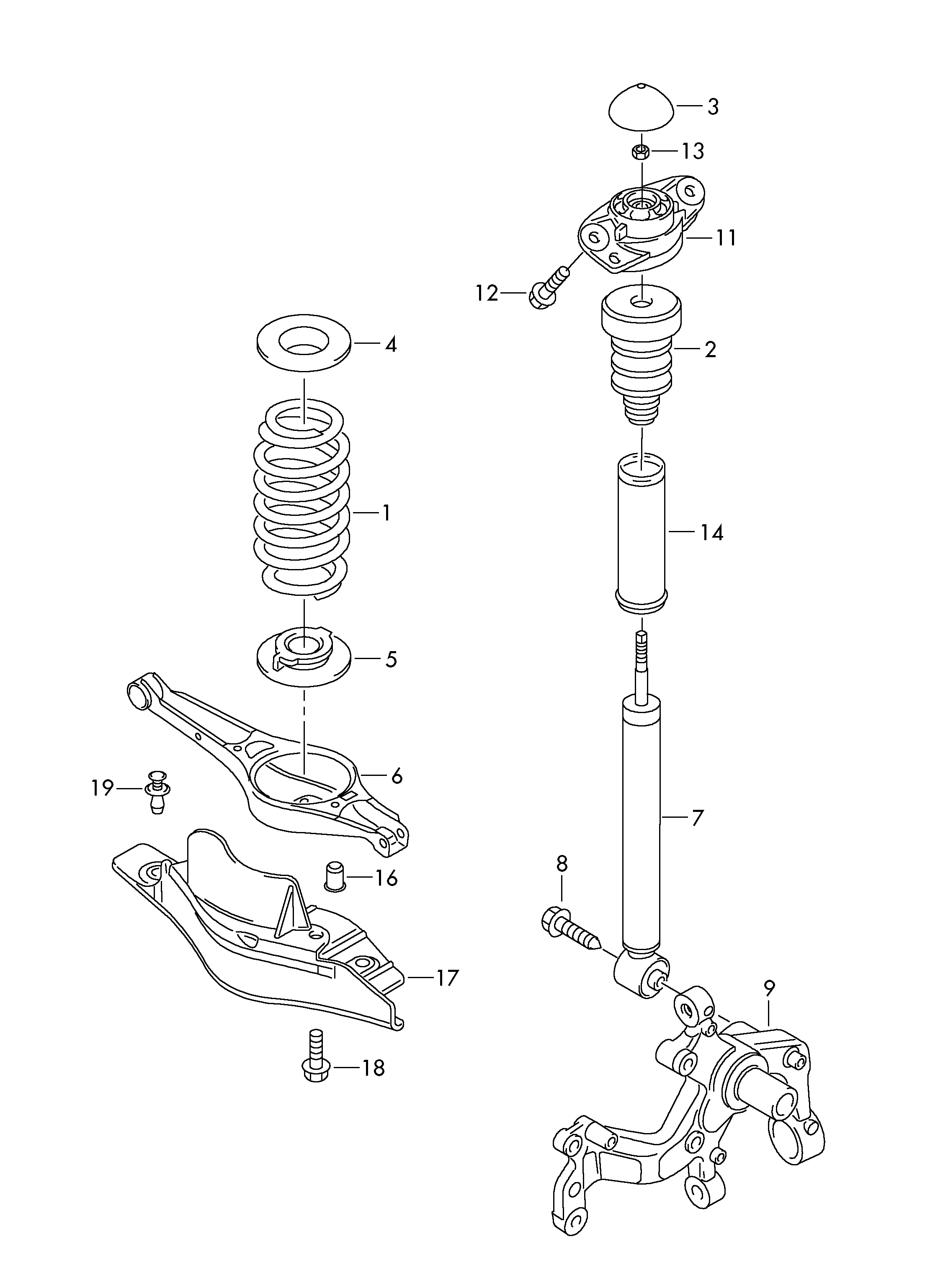 VW 3C0 513 049 BF - Amortizator furqanavto.az