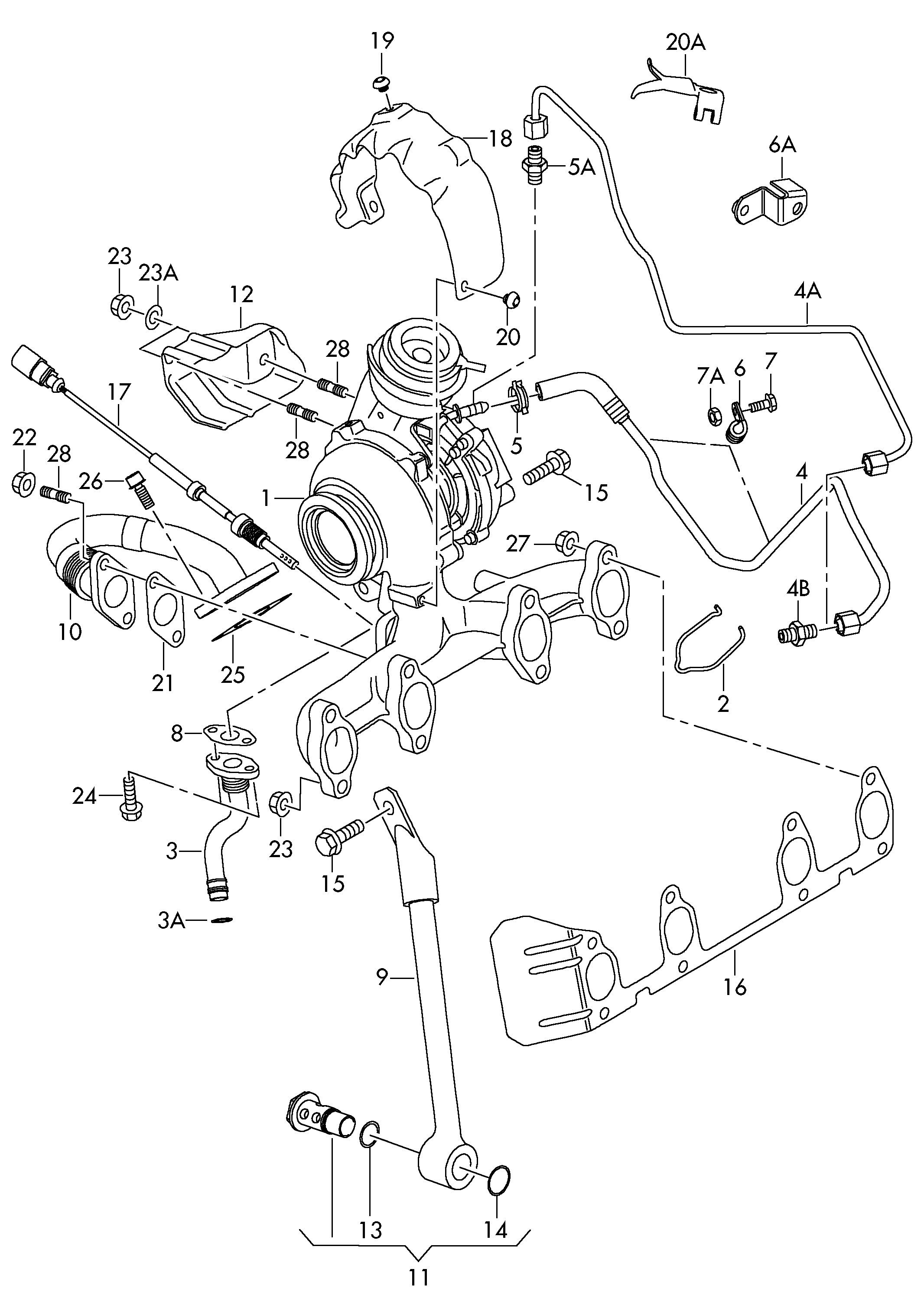 VAG 03G253014D - Şarj cihazı, doldurma sistemi furqanavto.az