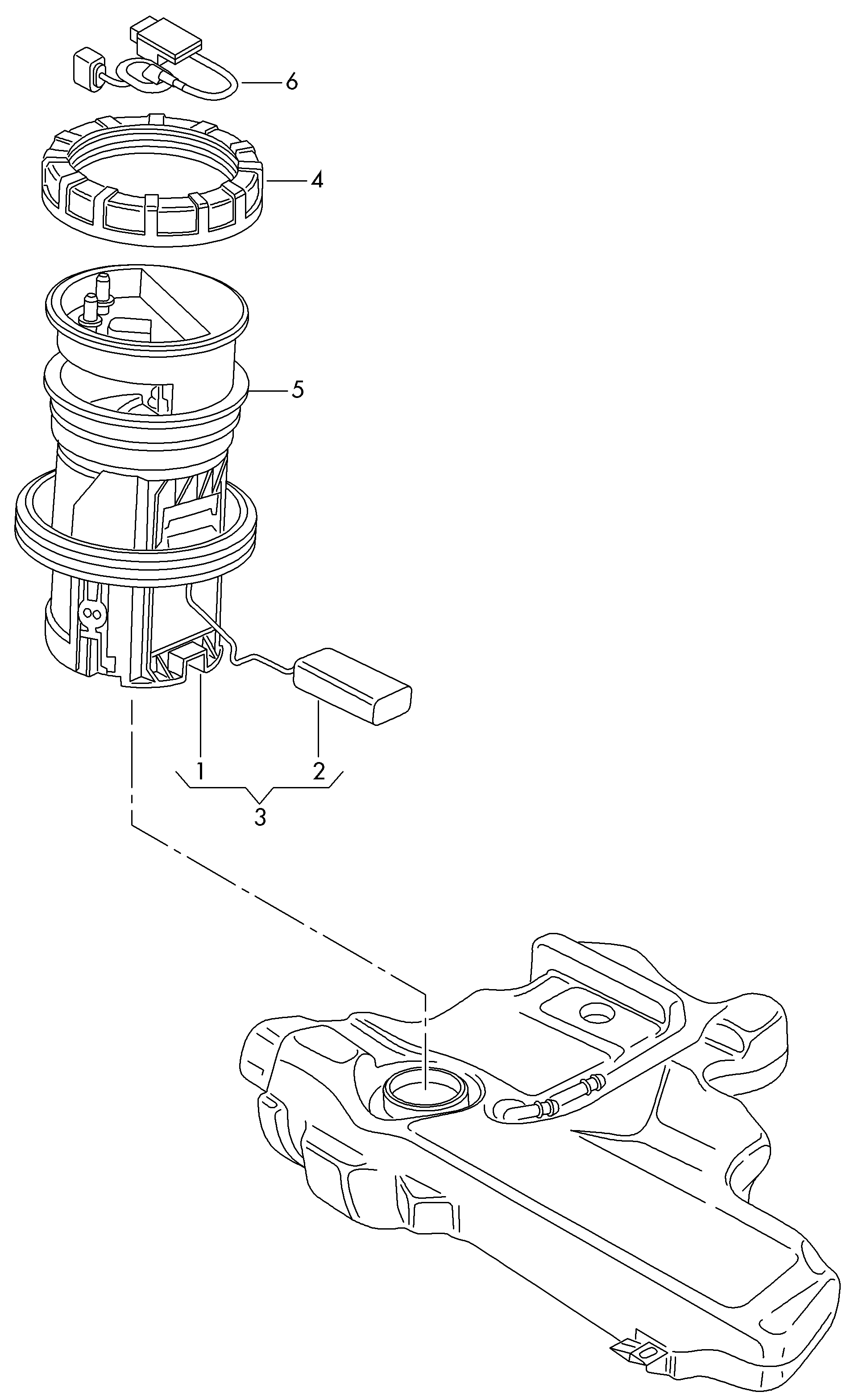 VW 6R0919050H - Fuel delivery unit and sender for fuel gauge furqanavto.az