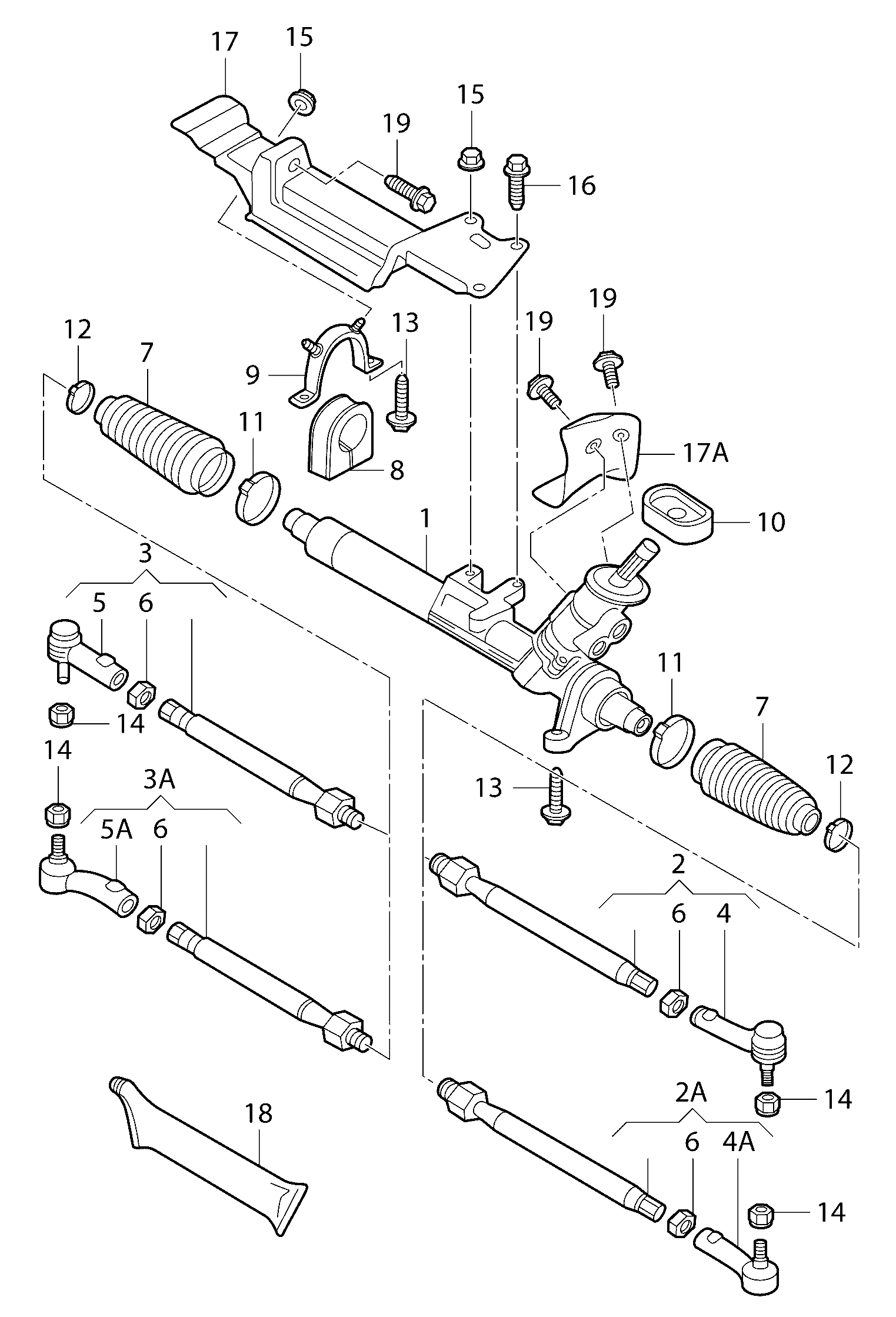 VW 1J1 422 075 D - Sükan qurğusu furqanavto.az