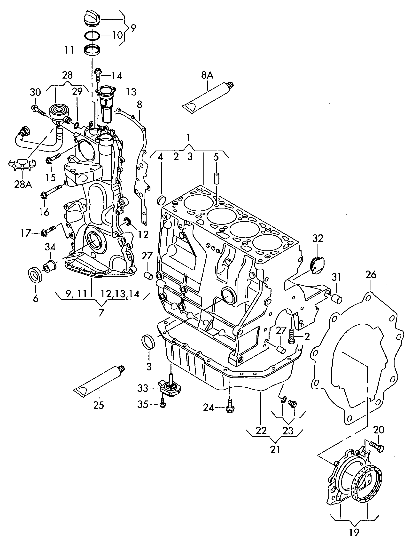 AUDI 030 103 171 K - Vil möhürü, krank mili furqanavto.az