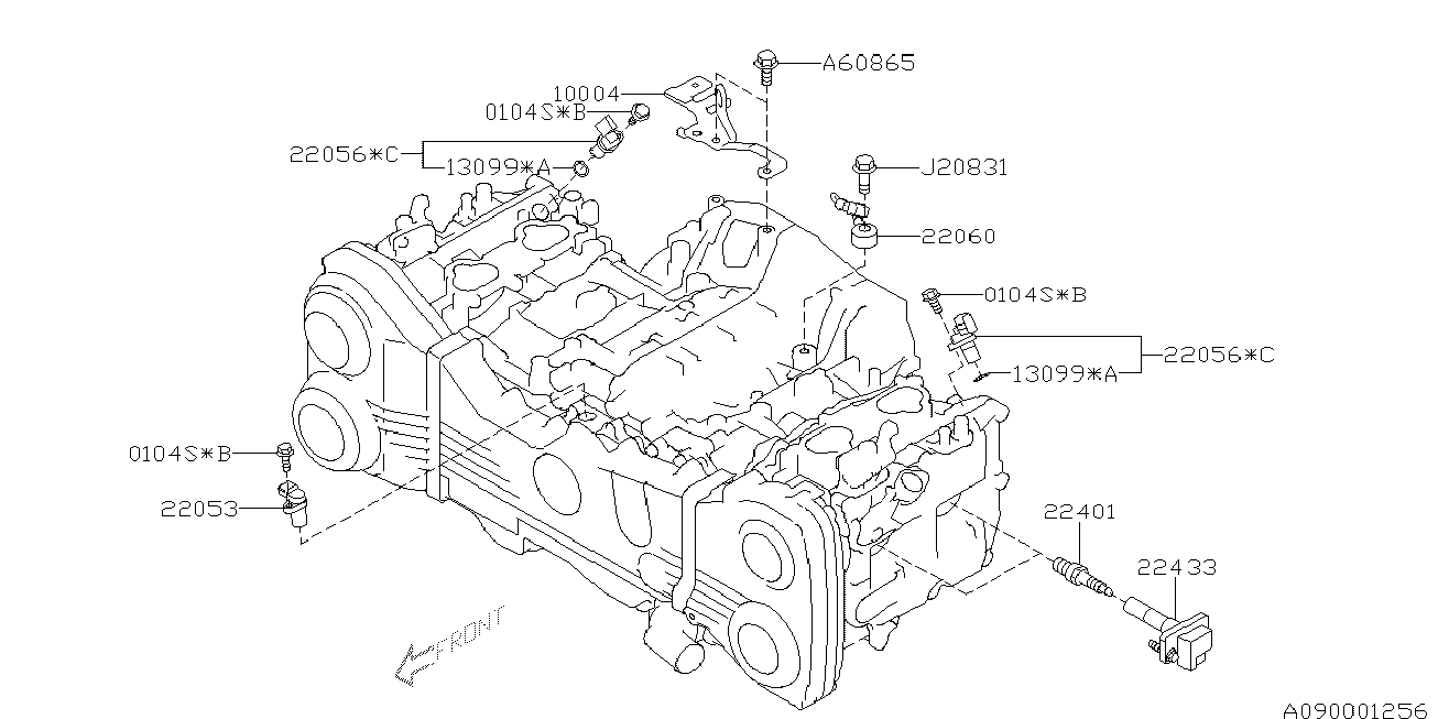 Subaru 22433-AA540 - Alovlanma bobini furqanavto.az