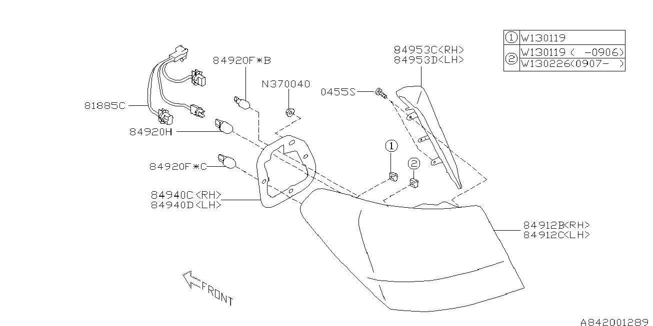 Subaru 784920430 - BULB-FRONT TURN LAMP furqanavto.az