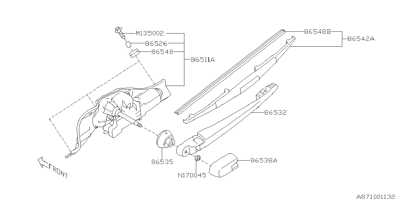 Subaru 86542KG080 - Sülən Bıçağı furqanavto.az