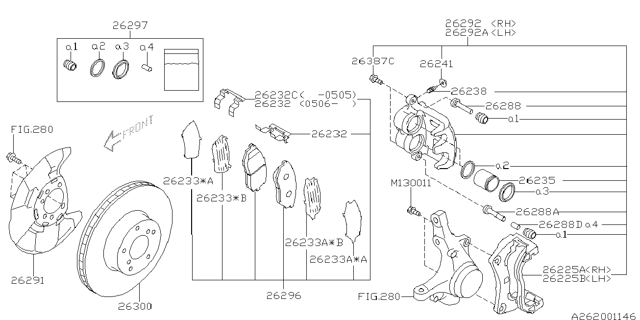 Subaru 26236-PA010 - Piston, əyləc kaliperi furqanavto.az