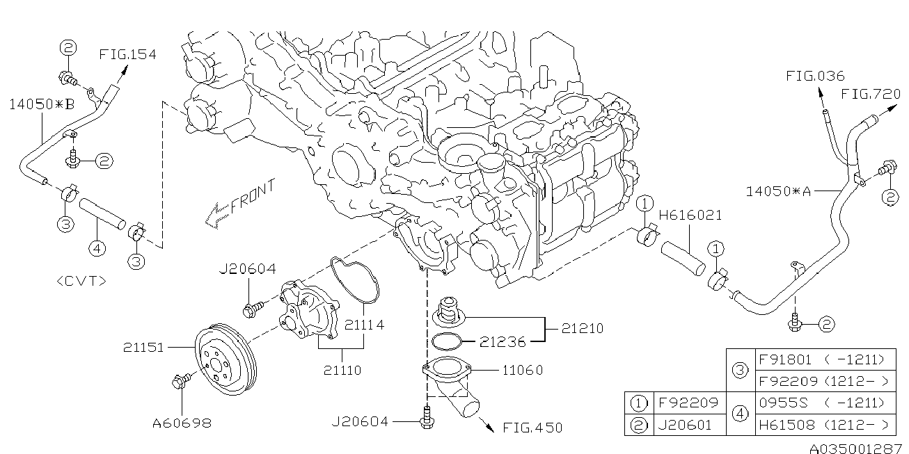 Subaru 21210AA181 - Termostat, soyuducu furqanavto.az