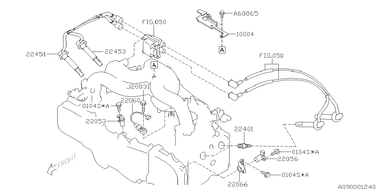 Subaru 22401AA570 - Buji furqanavto.az