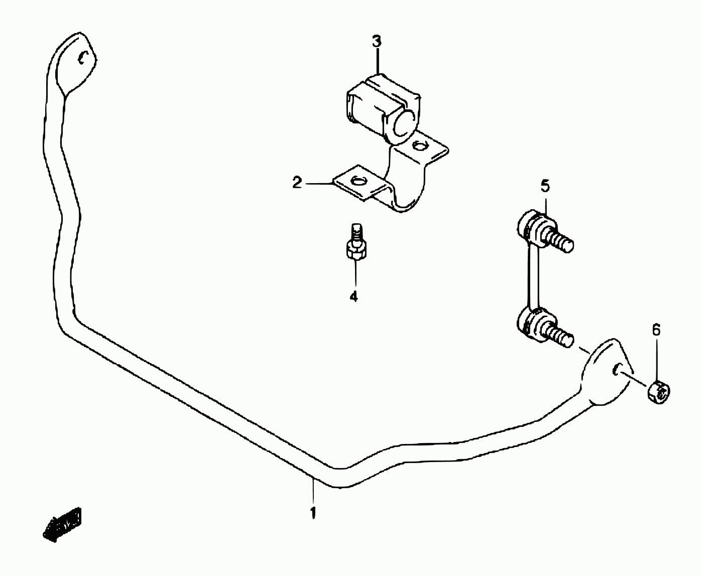 Suzuki 42420-82A10 - Çubuq / Strut, stabilizator furqanavto.az