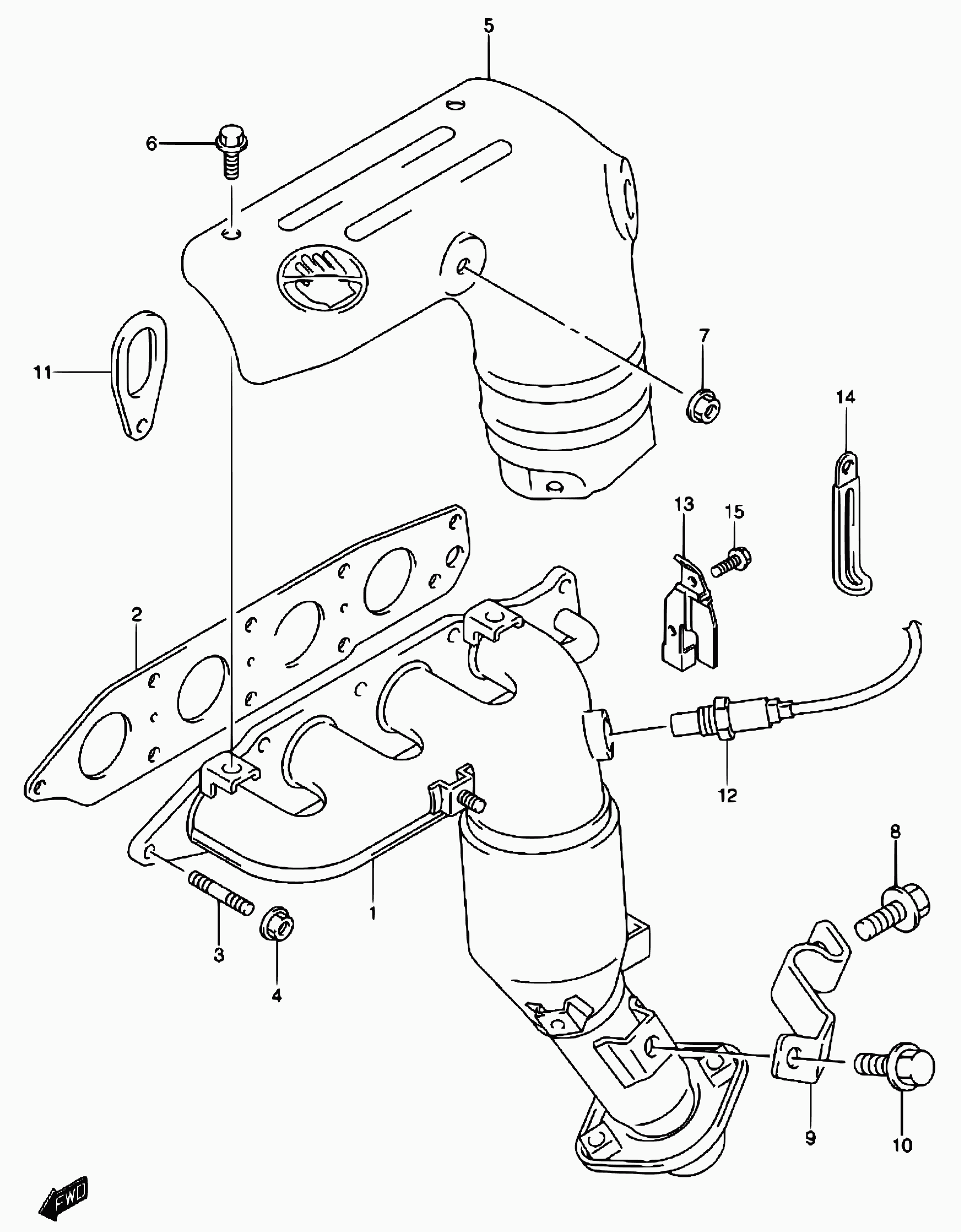 Suzuki 18213-80A01 - Lambda Sensoru furqanavto.az