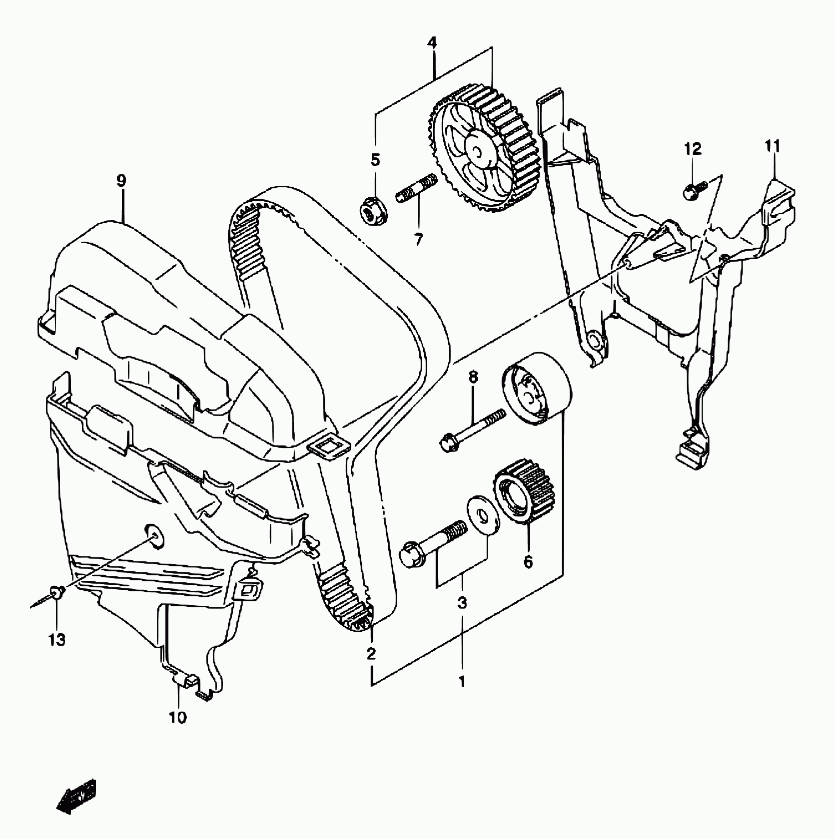 NISSAN 12761-84A00 - Vaxt kəməri furqanavto.az