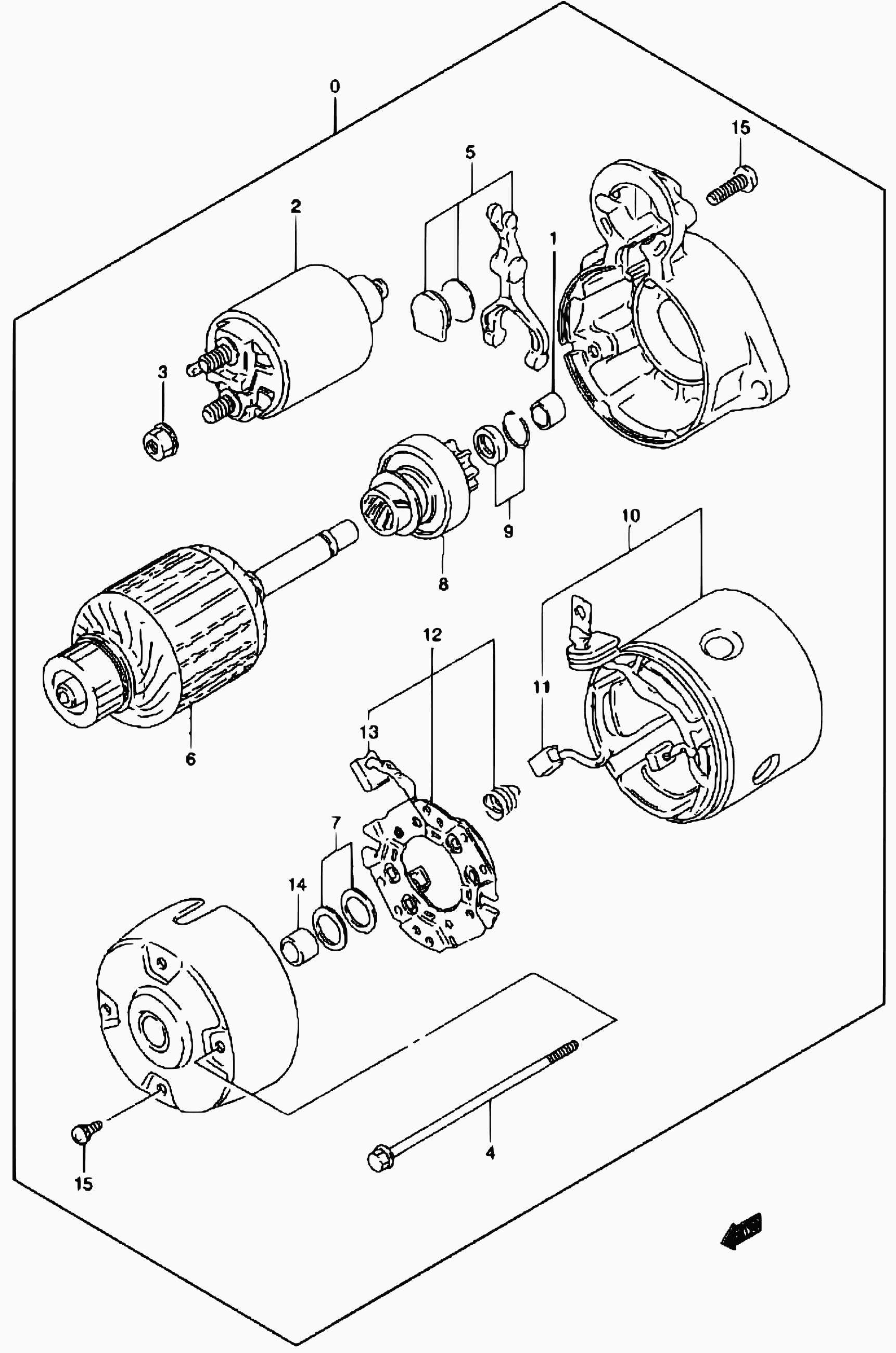 Mitsubishi 31220-84030 - Solenoid açarı, başlanğıc furqanavto.az