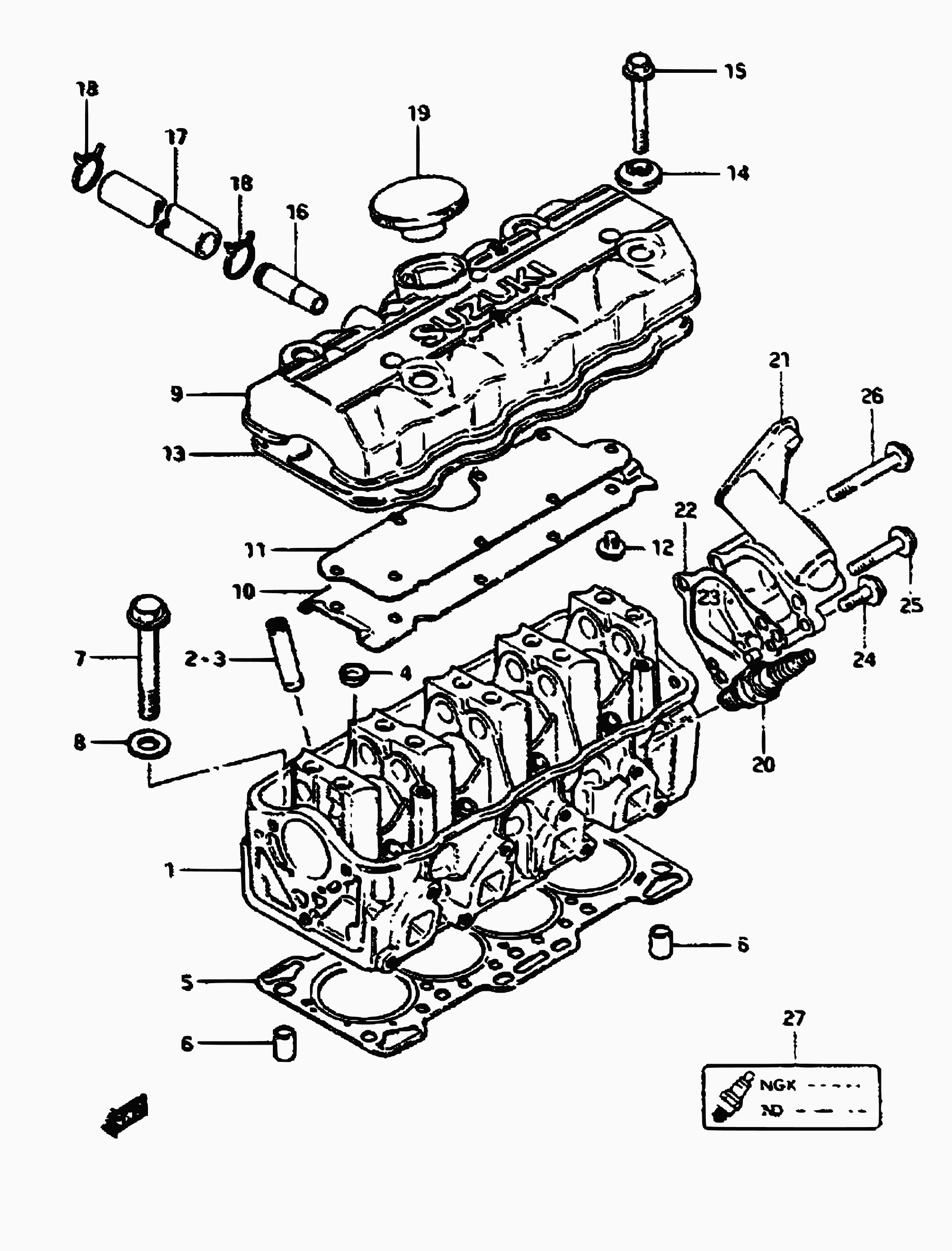 Suzuki 09482-00123 - Buji furqanavto.az