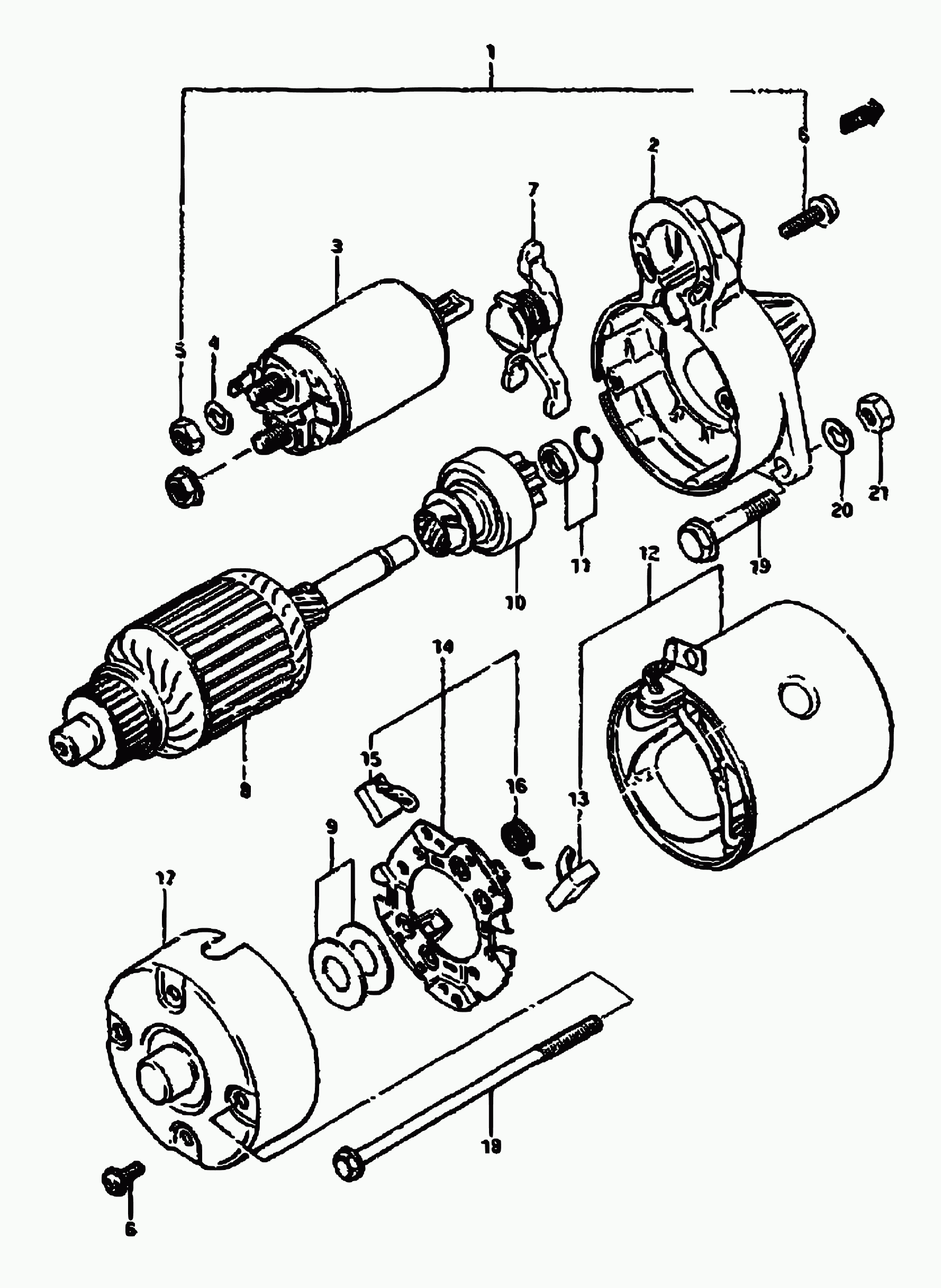 Mitsubishi 31220-70030 - Solenoid açarı, başlanğıc furqanavto.az