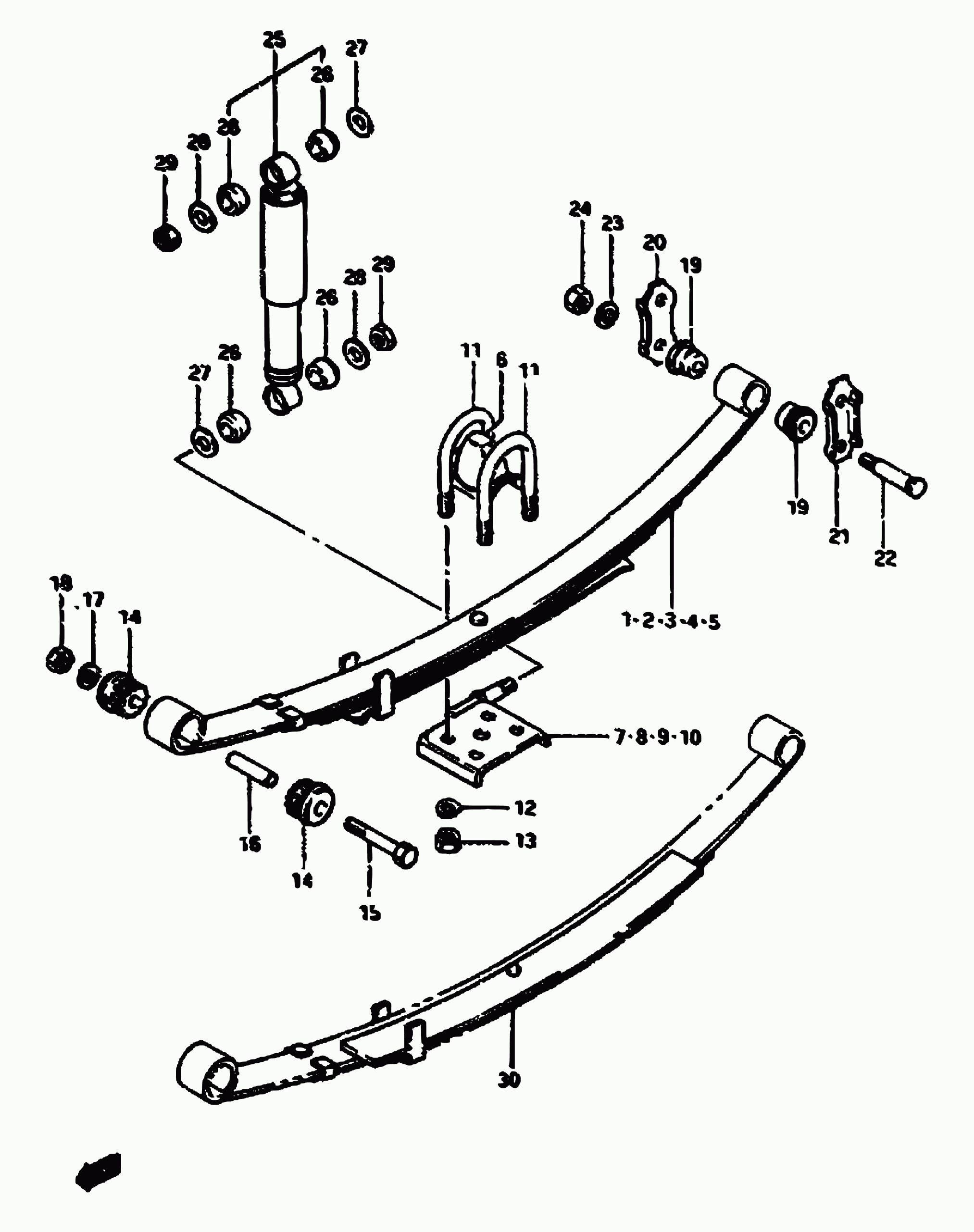 Suzuki 41700-80001 - Amortizator furqanavto.az