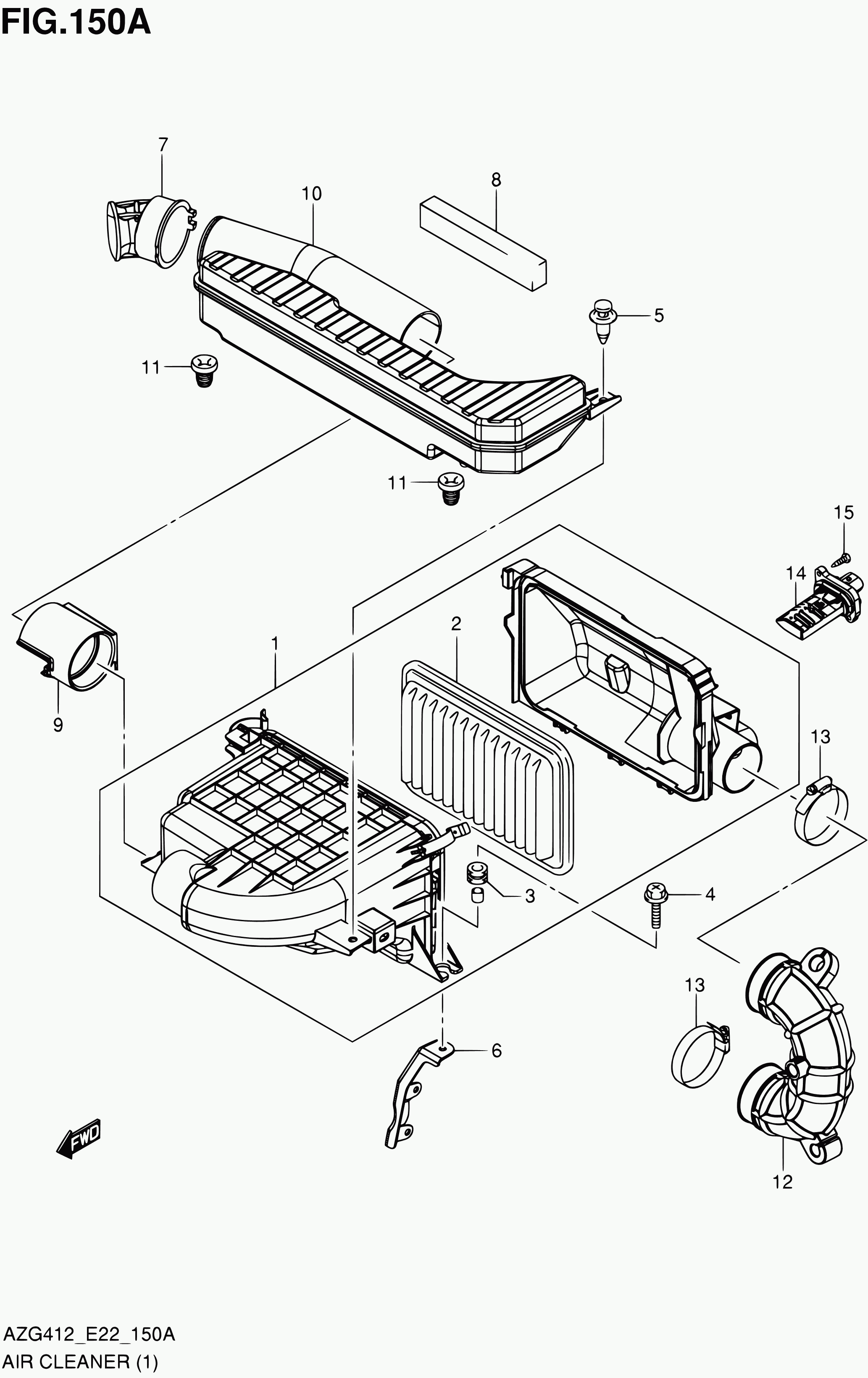 Suzuki 13700-69L00 - Hava filtri furqanavto.az