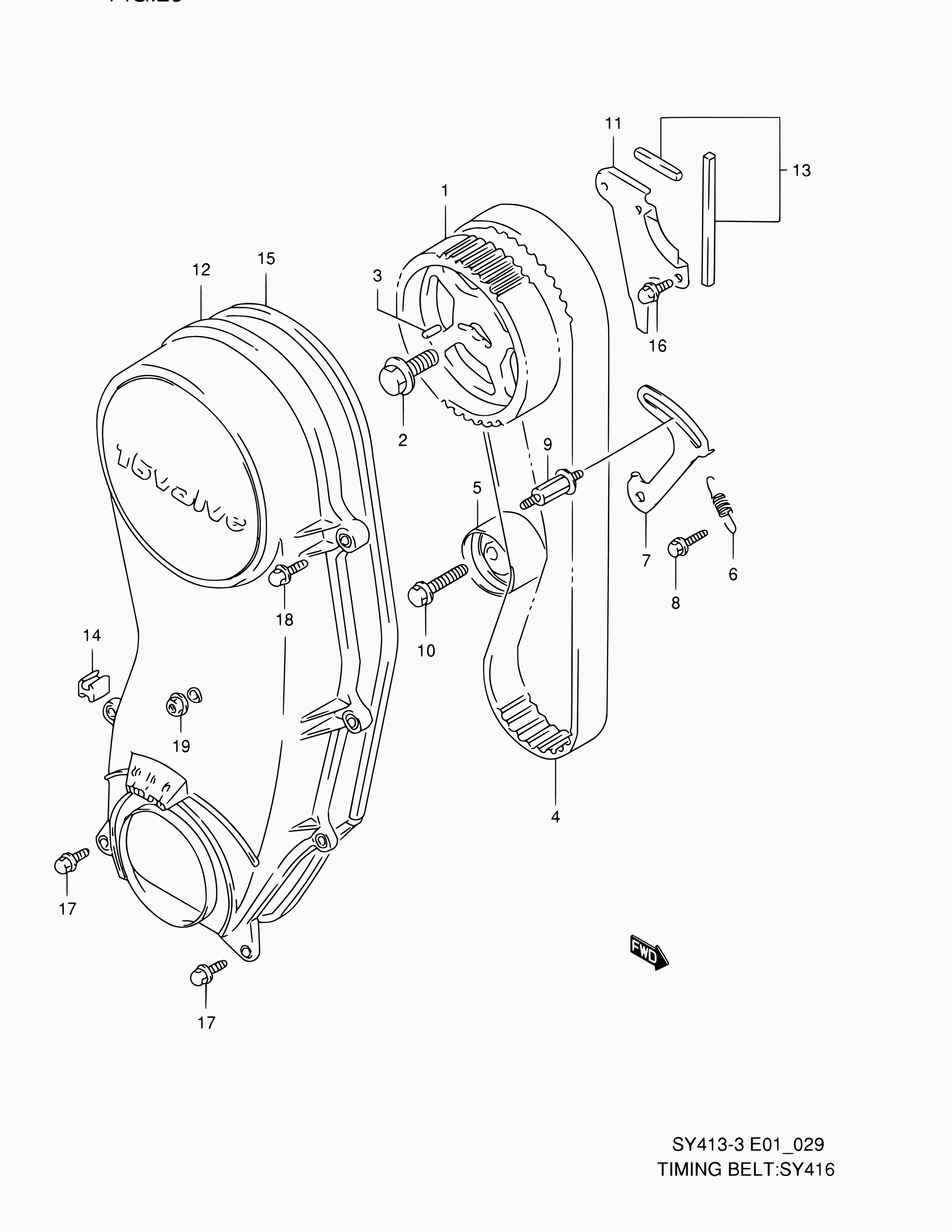 TOYOTA 12761-71C00 - Vaxt kəməri furqanavto.az