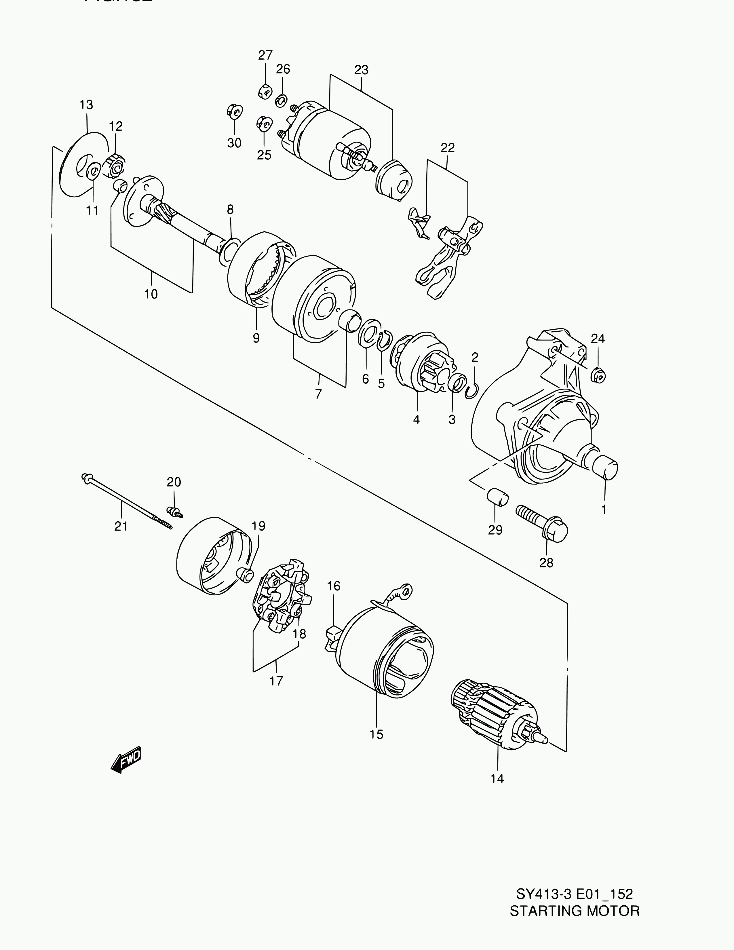 Suzuki 31220-51A10 - Solenoid açarı, başlanğıc furqanavto.az