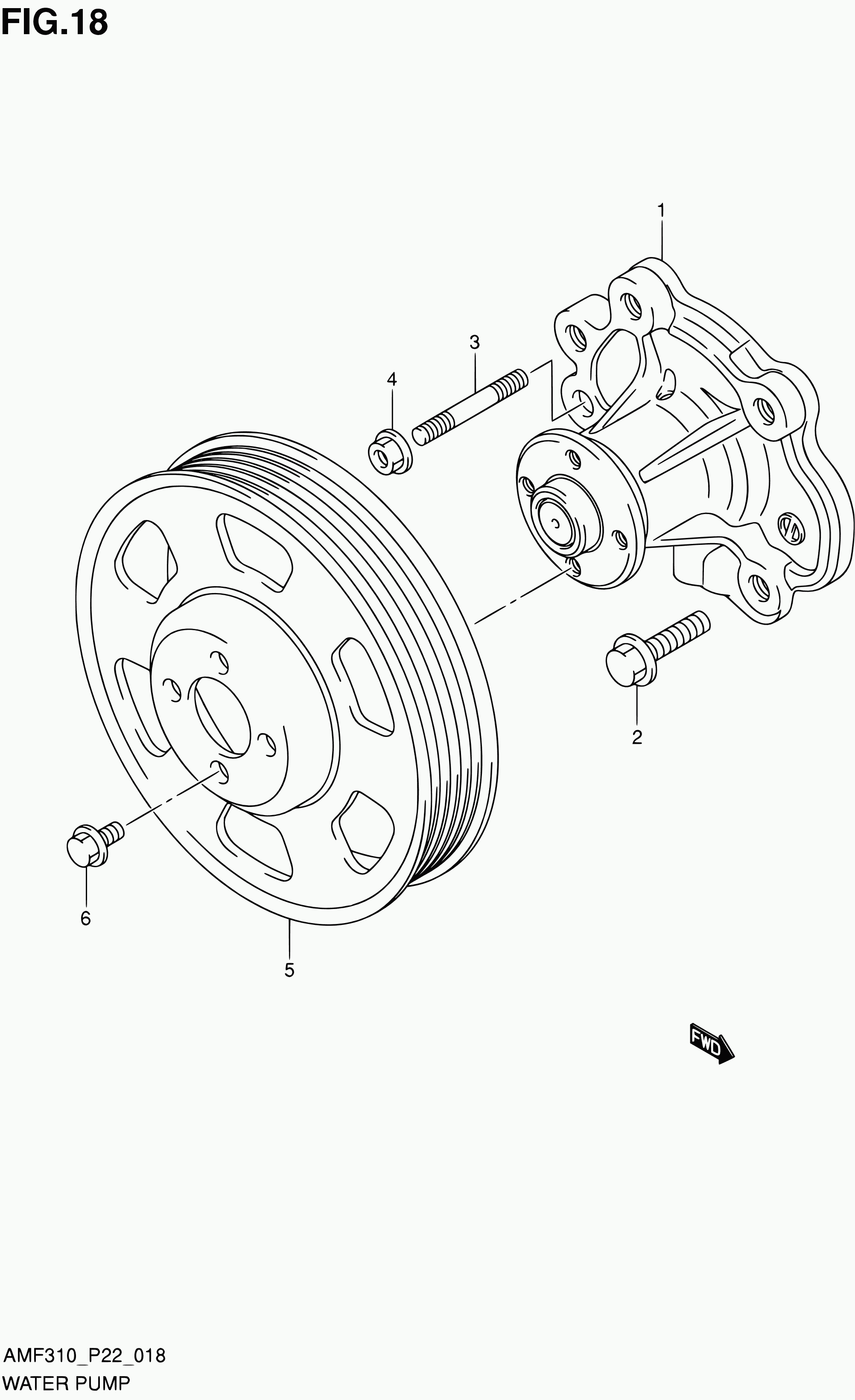 Suzuki 17400M67L20 - Su nasosu furqanavto.az