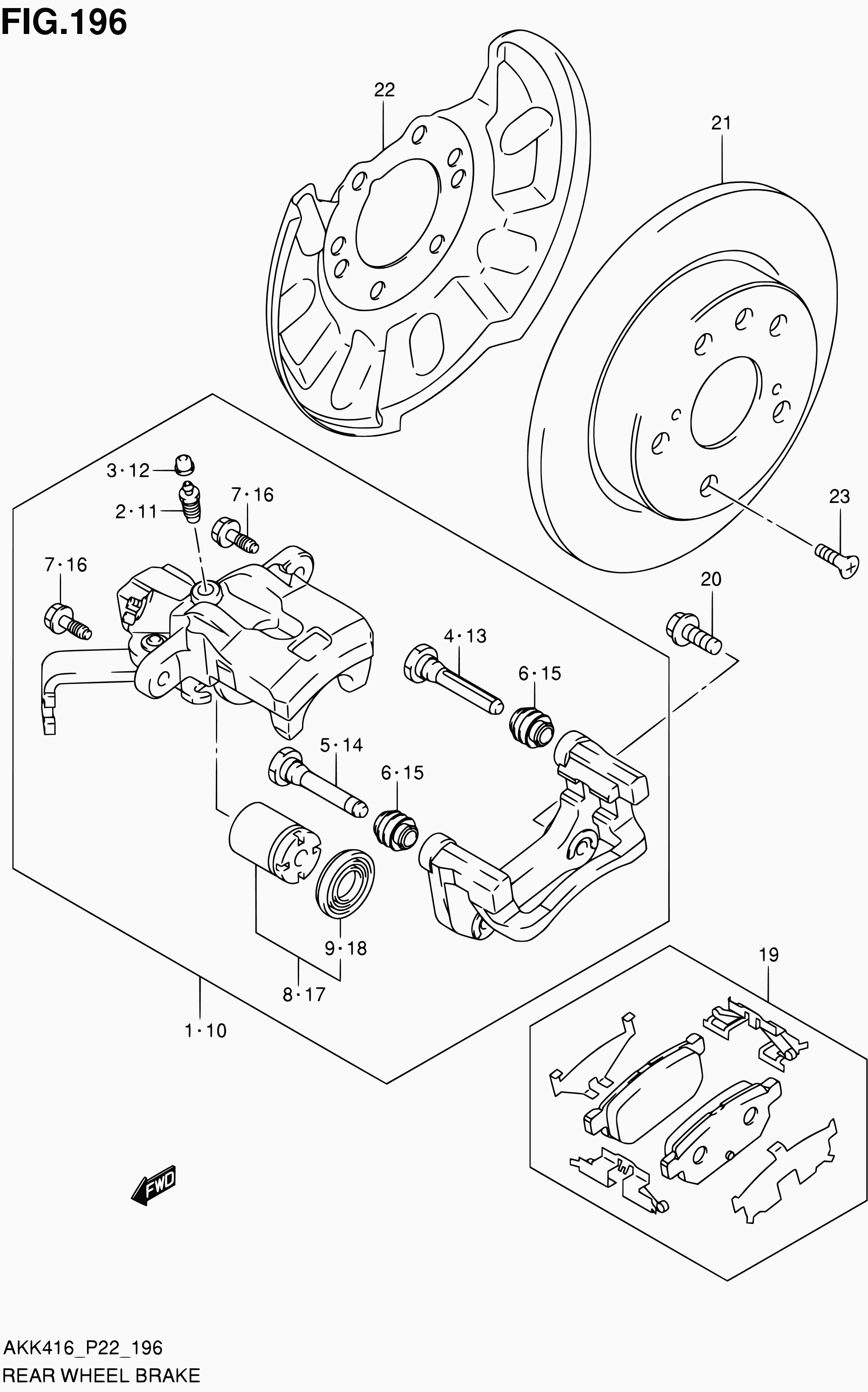 Suzuki 55402-61M00-999 - Əyləc kaliperi furqanavto.az