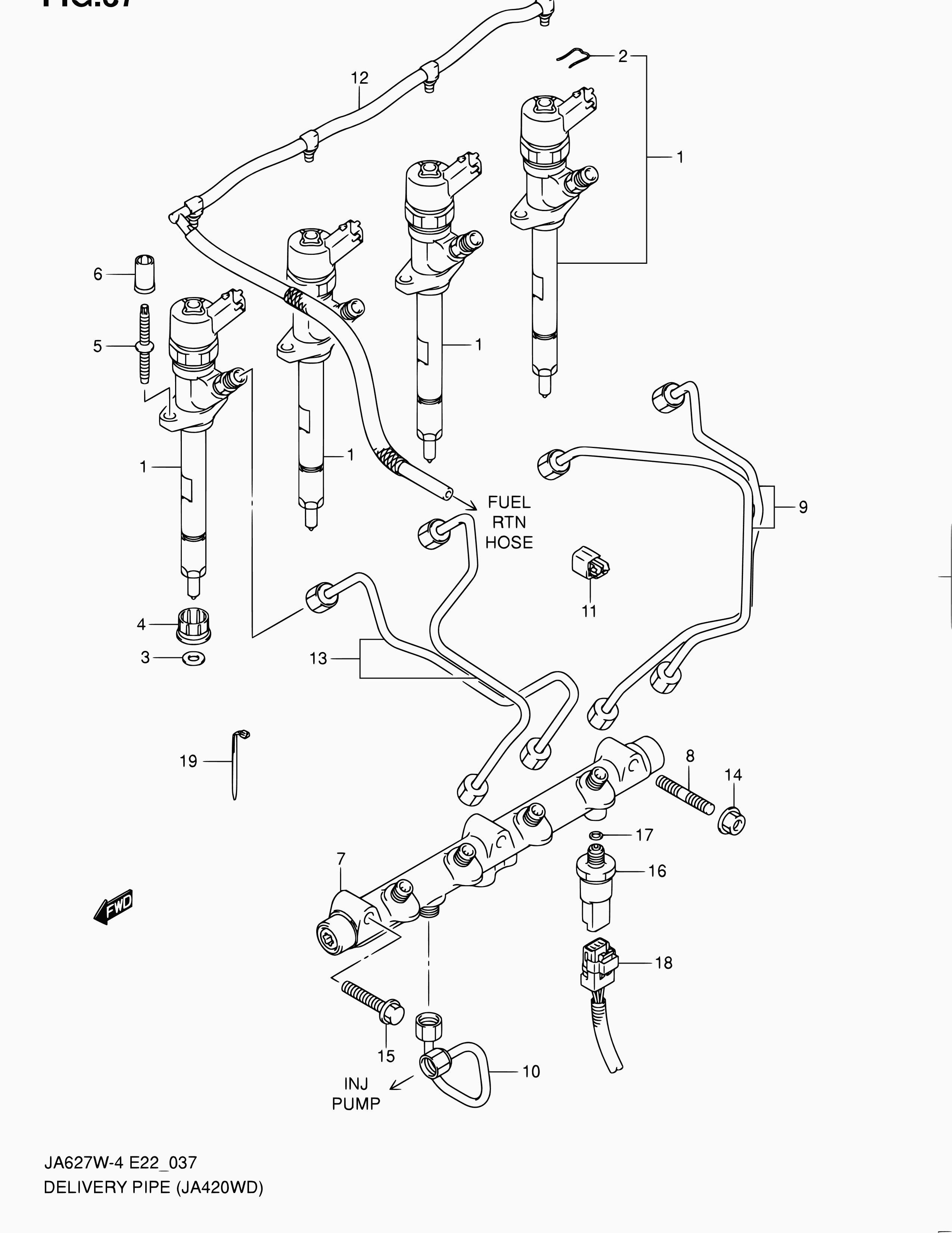 Suzuki 15313-67G00 - Mühür halqası, injektor mili furqanavto.az