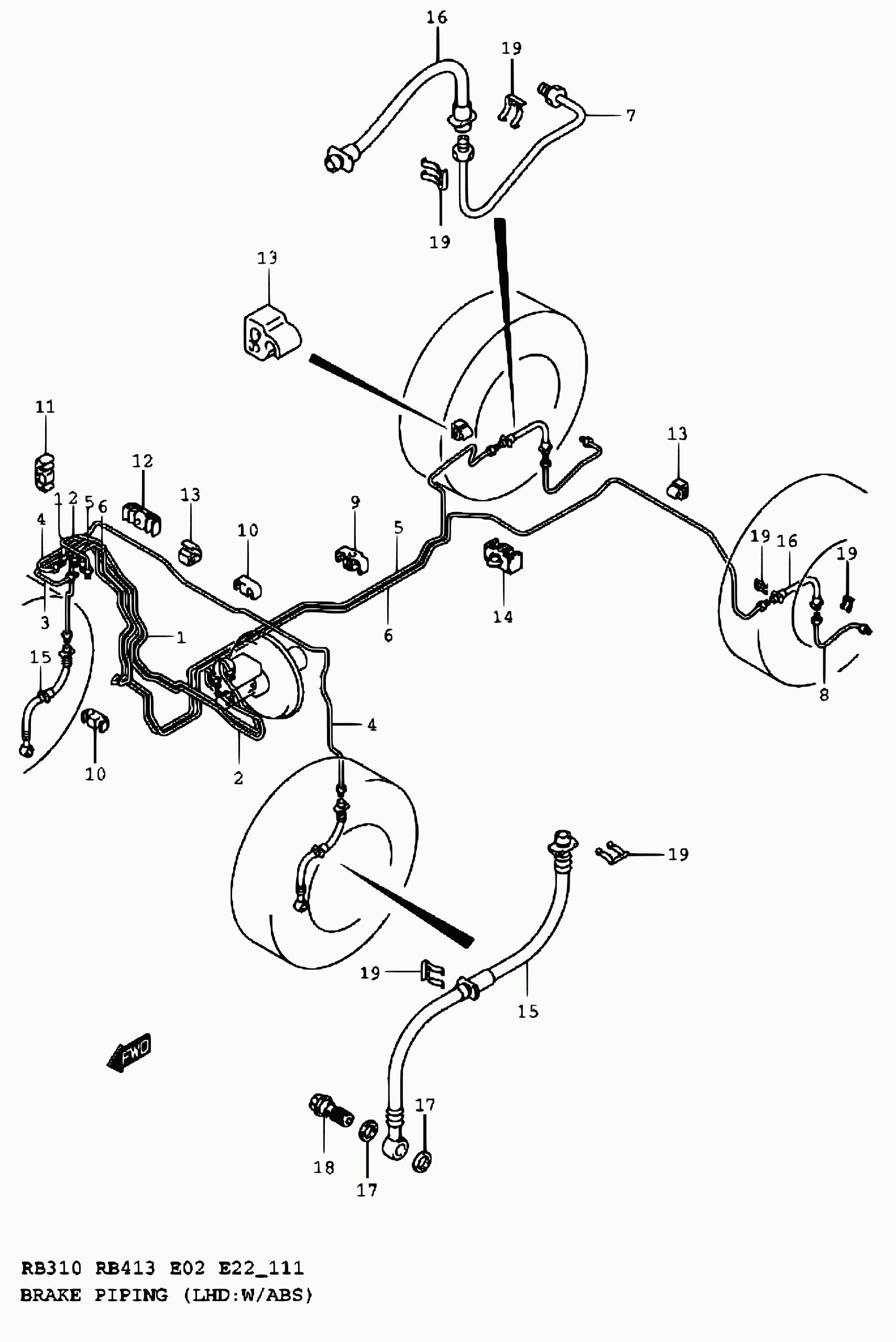 Suzuki 51570-83E00 - Əyləc şlanqı furqanavto.az