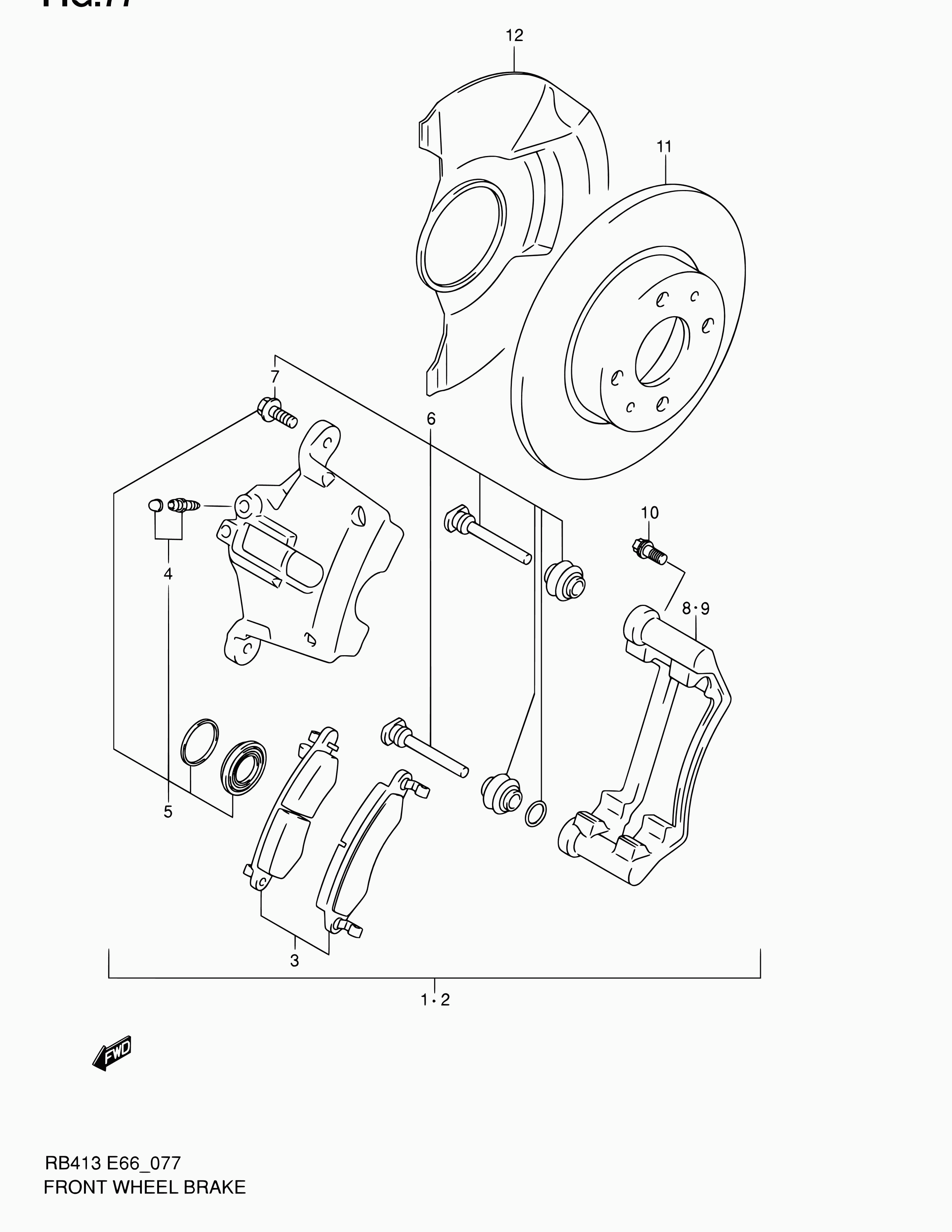 Suzuki 55311-83E00 - Əyləc Diski furqanavto.az