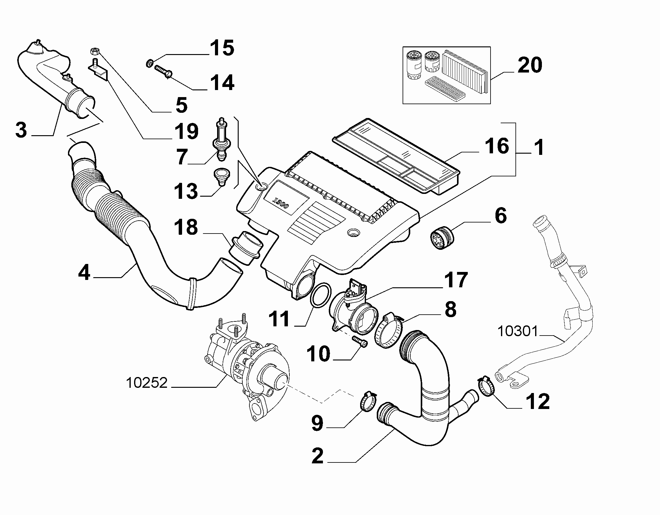 FIAT 51782034 - Hava Kütləsi Sensoru furqanavto.az