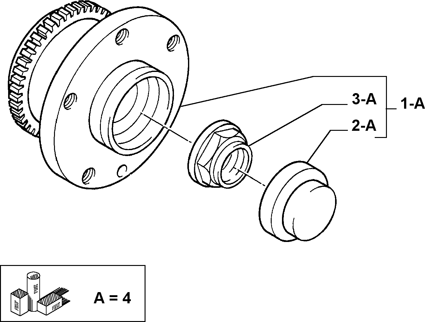 FIAT 9567217780 - Təkər qovşağı, podşipnik dəsti furqanavto.az