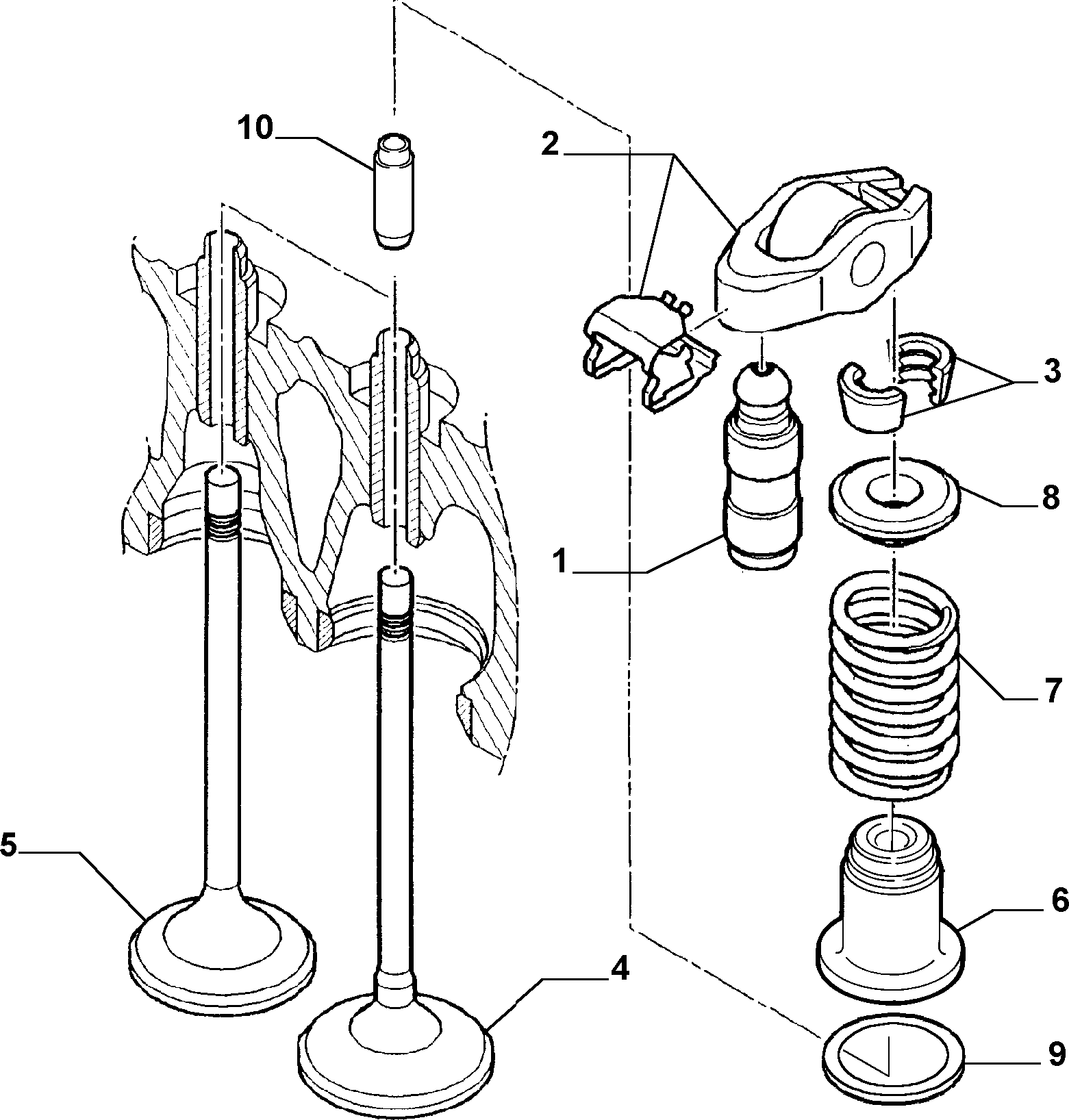 Abarth 9400956489 - Mühür halqası, klapan sapı furqanavto.az