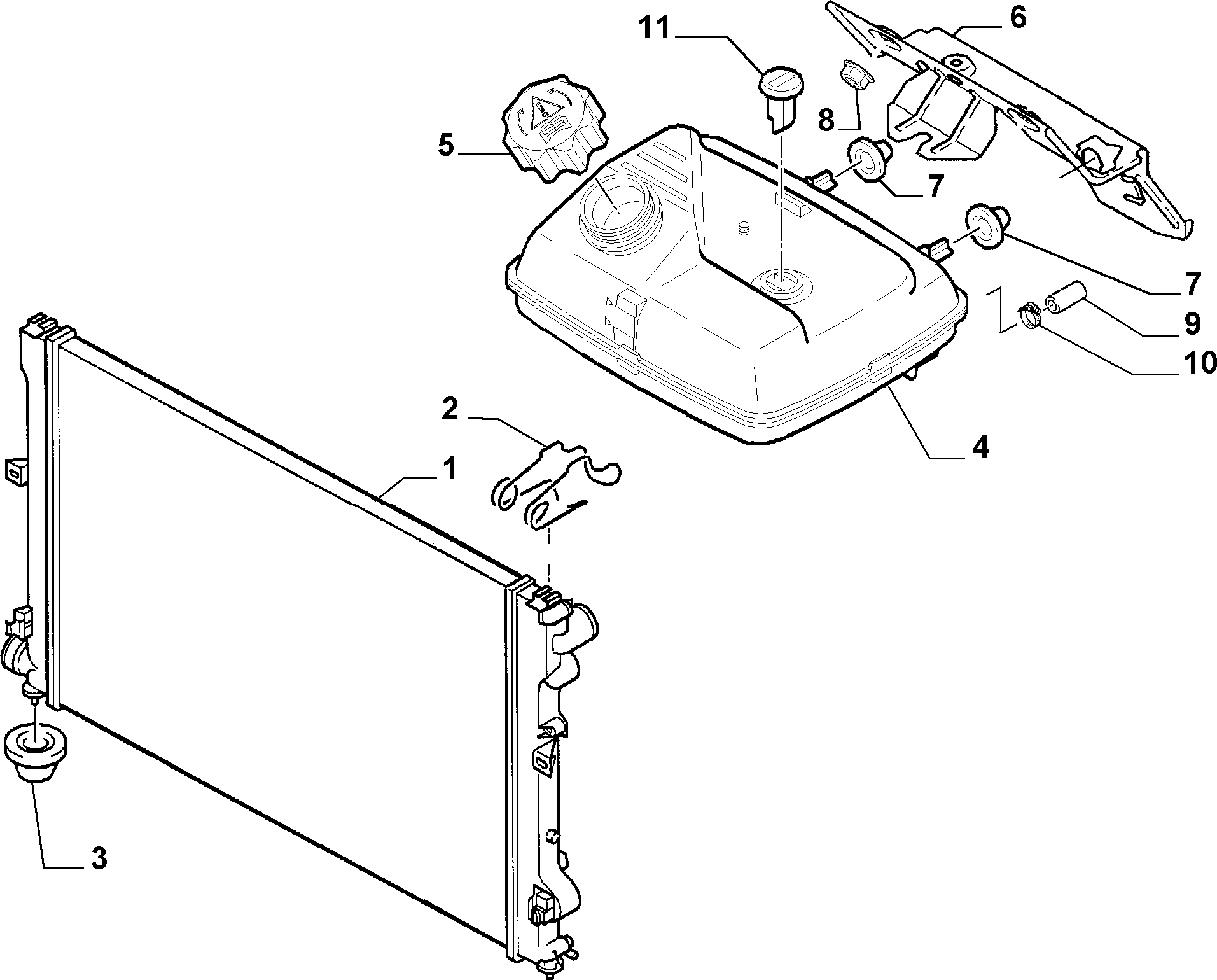 CITROËN/PEUGEOT 1475060080 - Radiator, mühərrikin soyudulması furqanavto.az