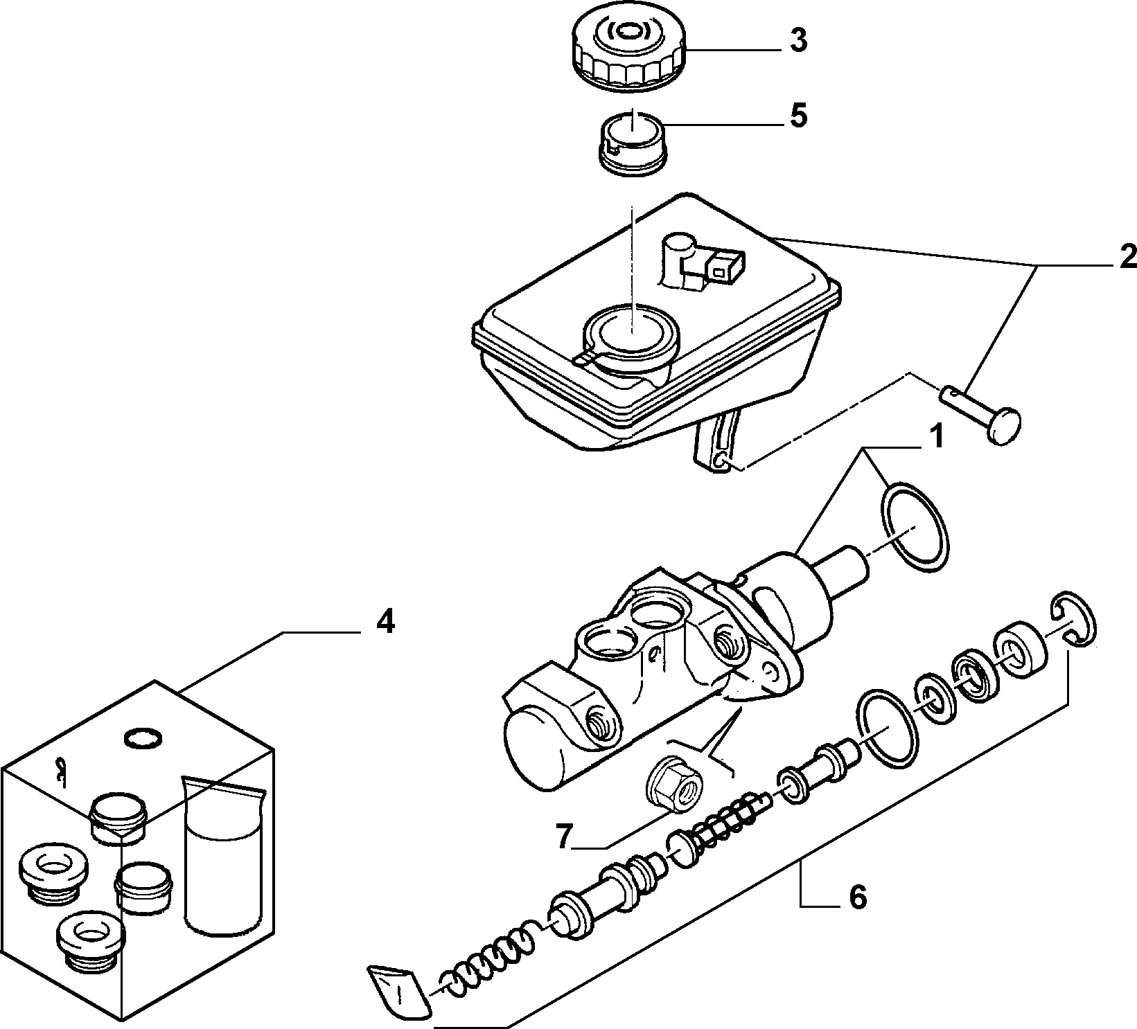 FIAT 9463378380 - Əyləc Baş Silindr furqanavto.az