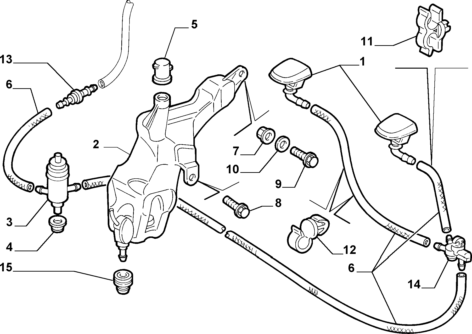 FIAT 71719636 - Su nasosu, pəncərələrin təmizlənməsi furqanavto.az