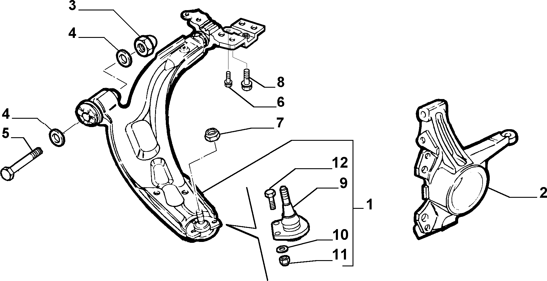 Dodge 51712408 - SWINGING ARM LH furqanavto.az