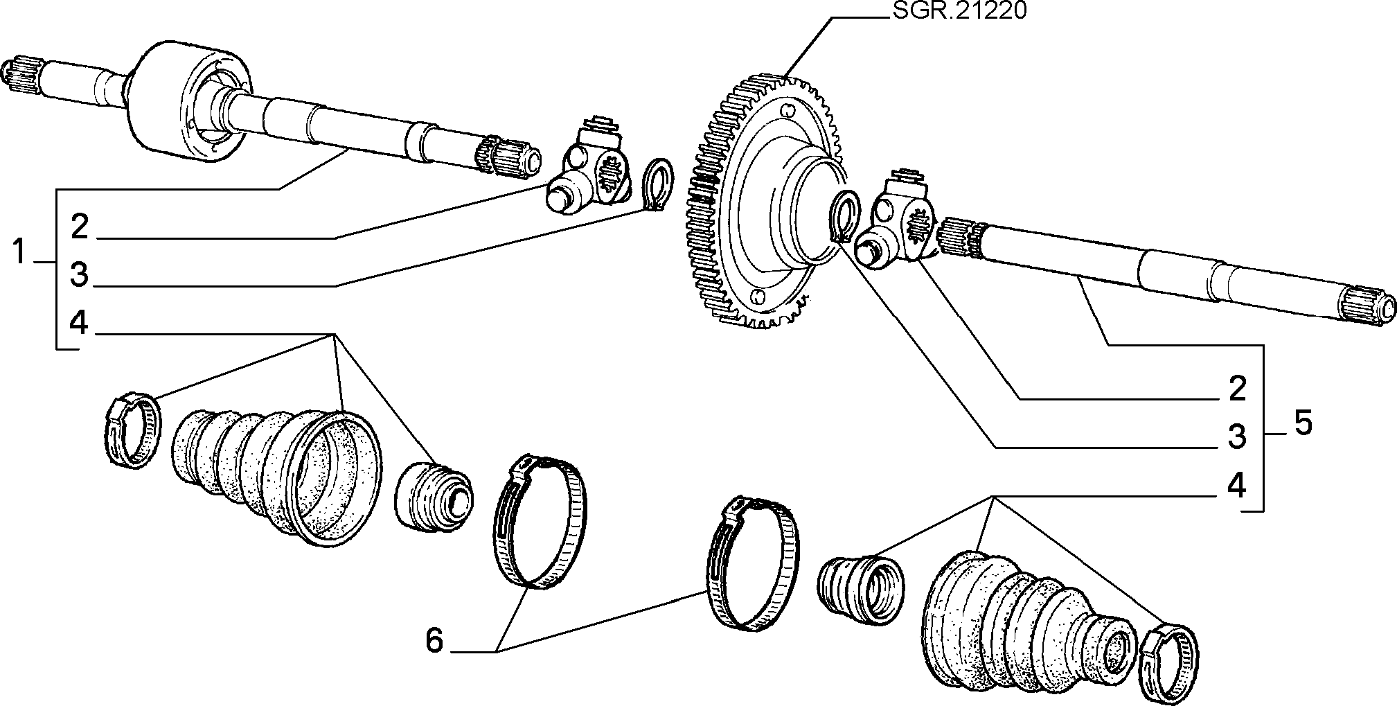 Lancia 46307644 - Körük, sürücü val furqanavto.az