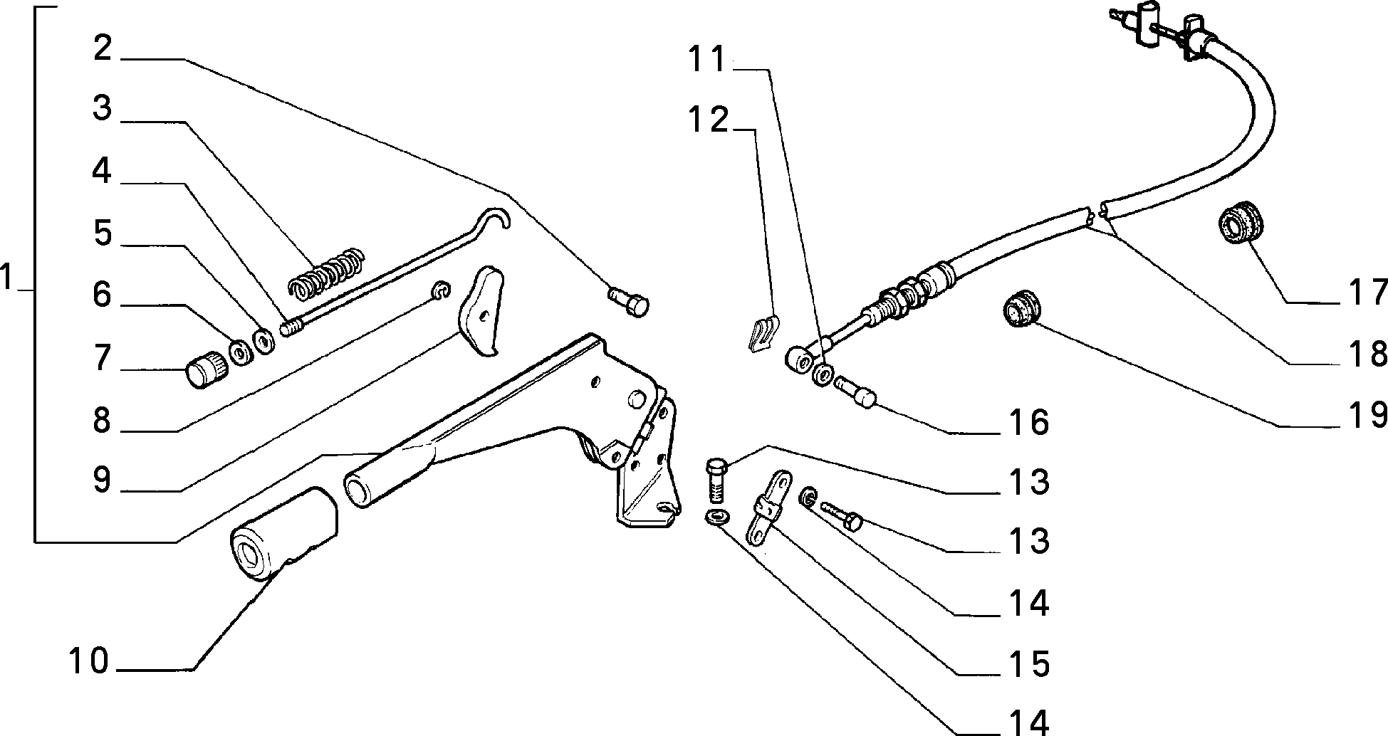 CITROËN 7660110 - Kabel, dayanacaq əyləci furqanavto.az