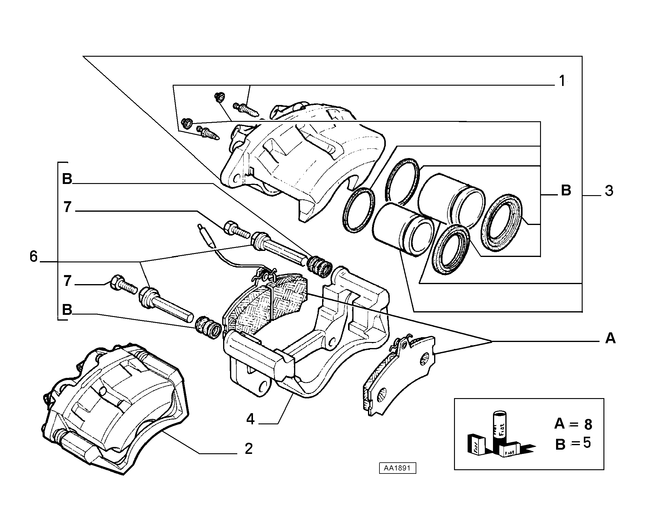 CITROËN 9945813 - Əyləc kaliperi furqanavto.az