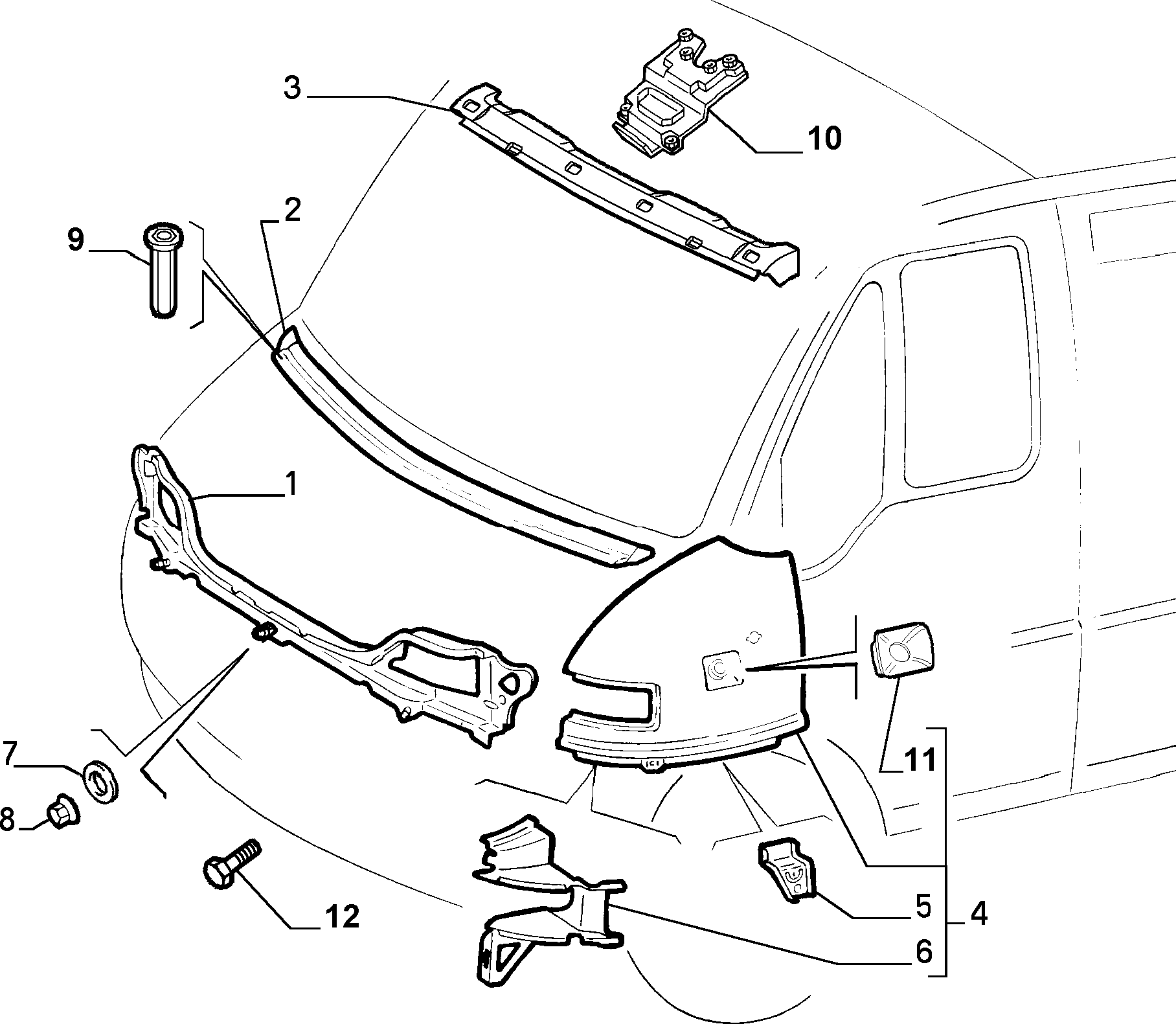 FIAT 12642001 - Yaz yuyucusu, egzoz sistemi furqanavto.az