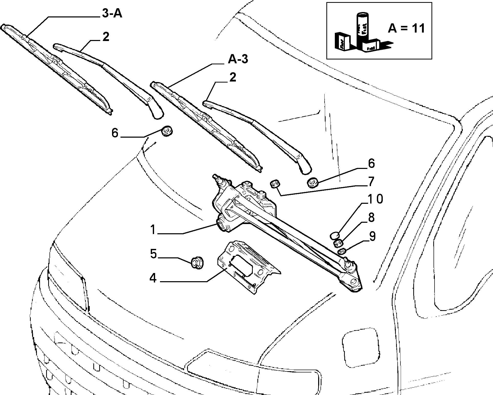 FIAT 71805687 - Sülən Bıçağı furqanavto.az