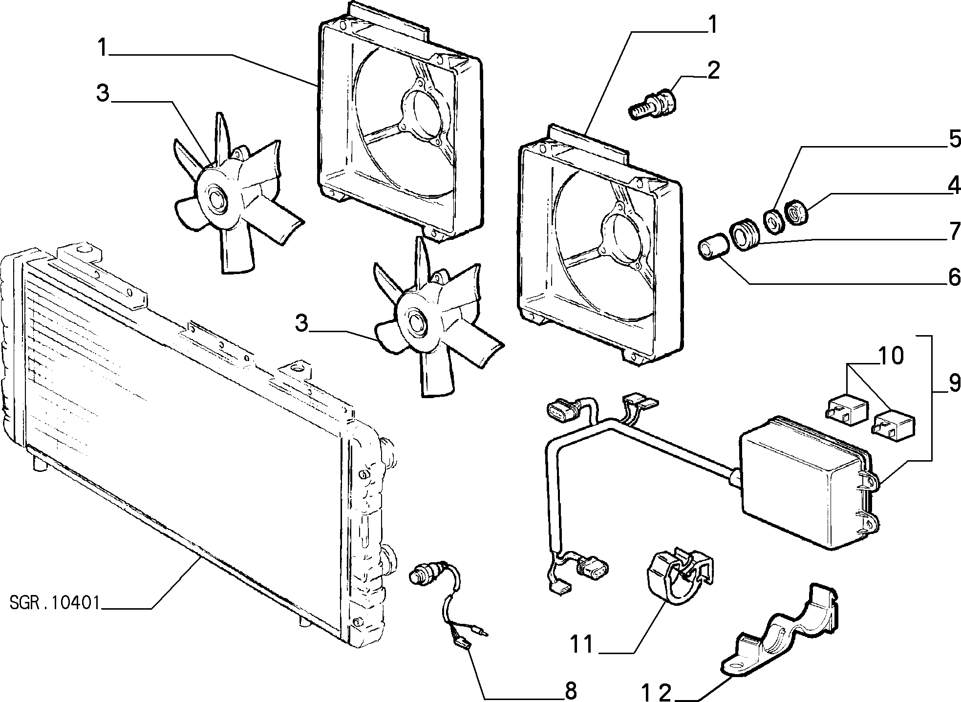 CITROËN/PEUGEOT 1347951080 - Fen, radiator furqanavto.az