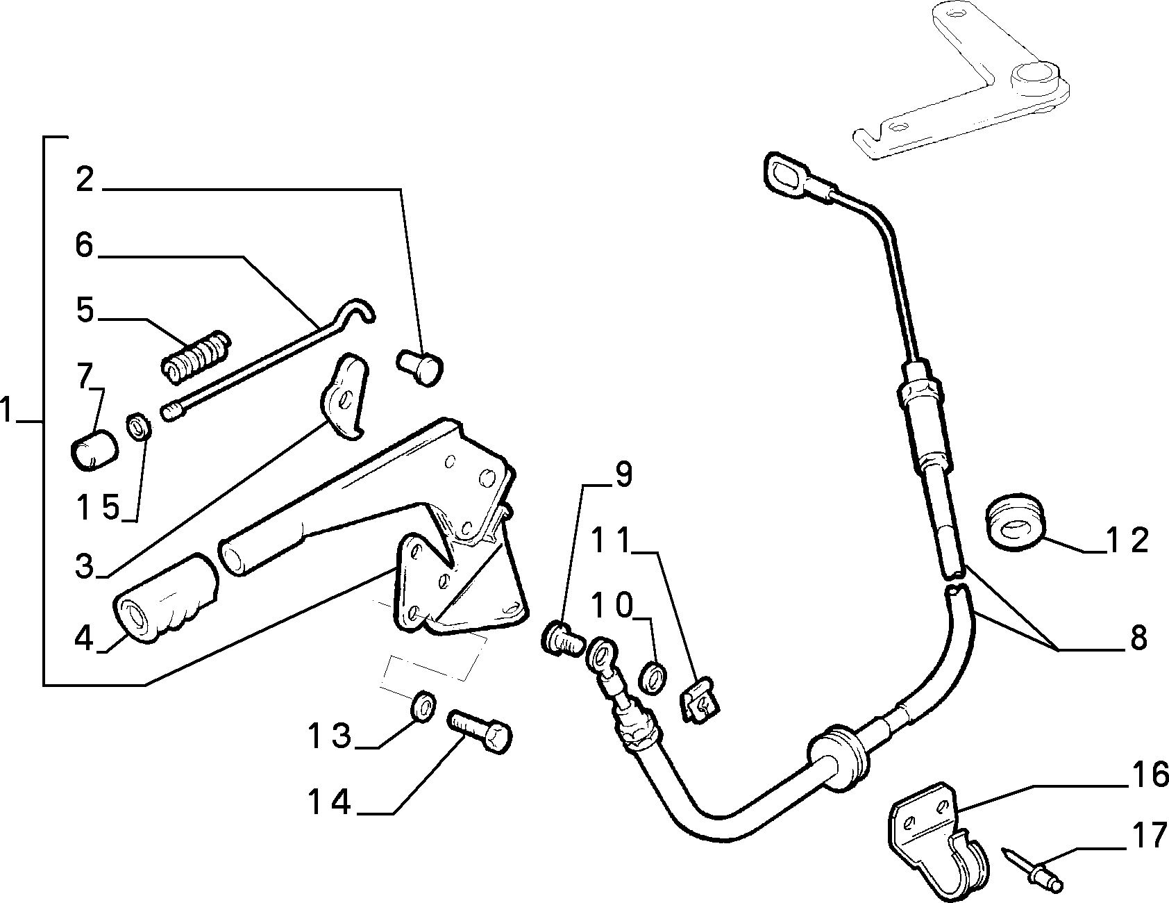 CITROËN 1308638080 - Kabel, dayanacaq əyləci furqanavto.az