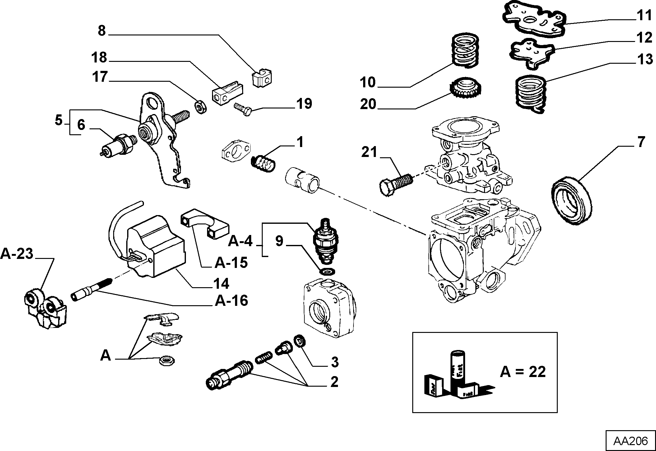 IVECO 9947364 - Əyləc başlığı dəsti, dayanacaq əyləci furqanavto.az