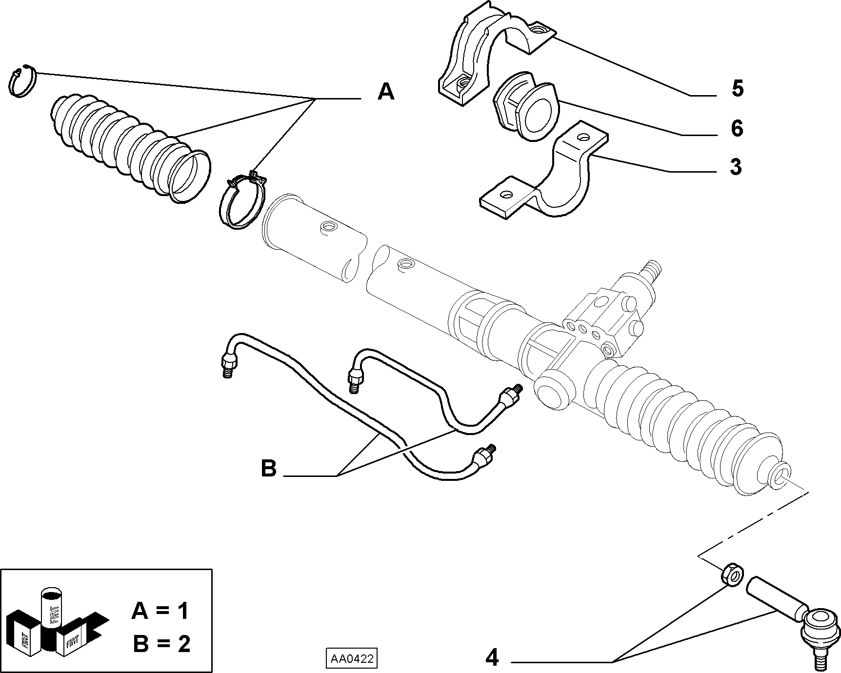 FIAT / LANCIA 1306716080 - Bağlama çubuğunun sonu furqanavto.az