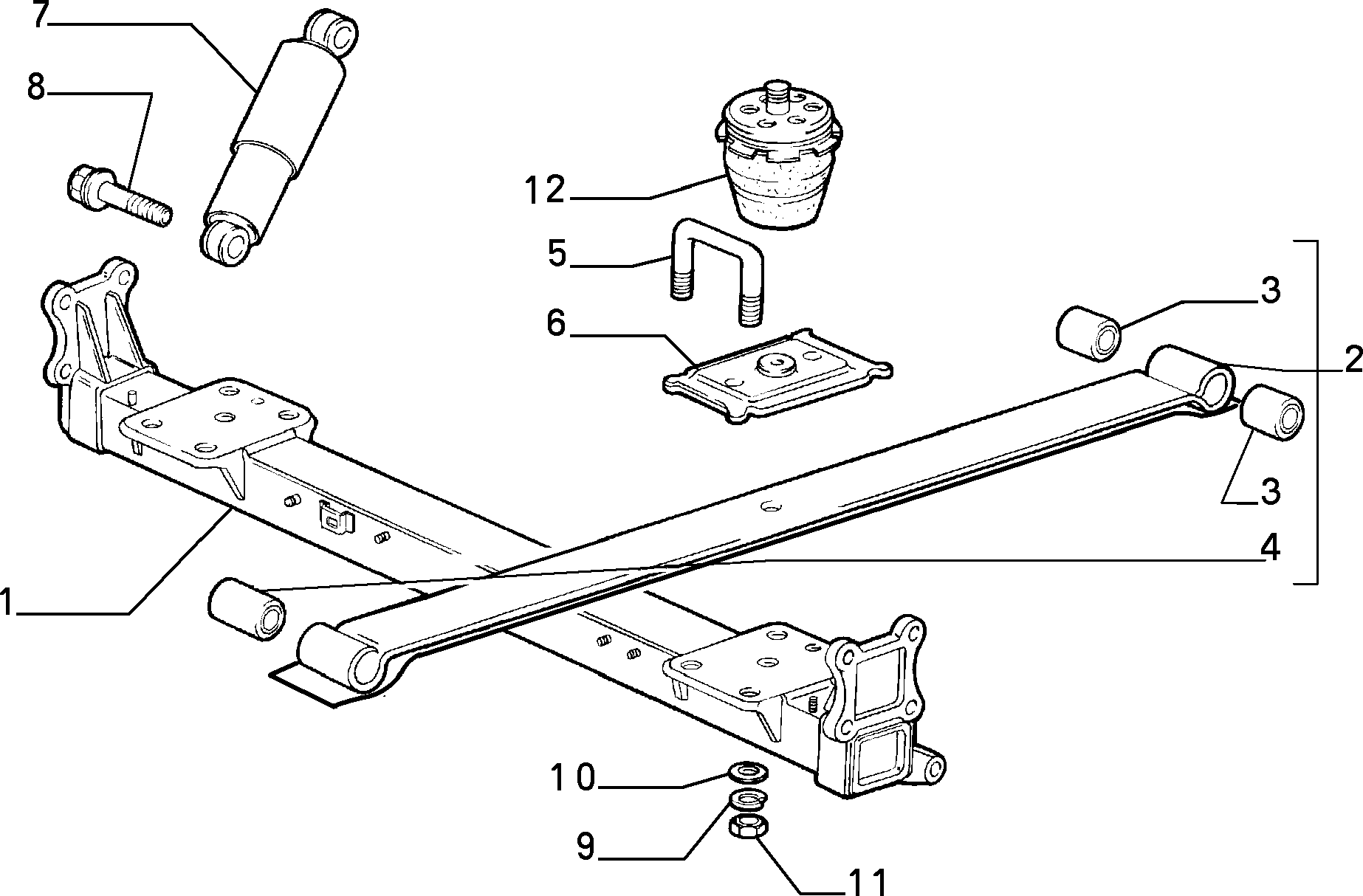 FIAT 1304641080 - Montaj, yarpaq yay furqanavto.az