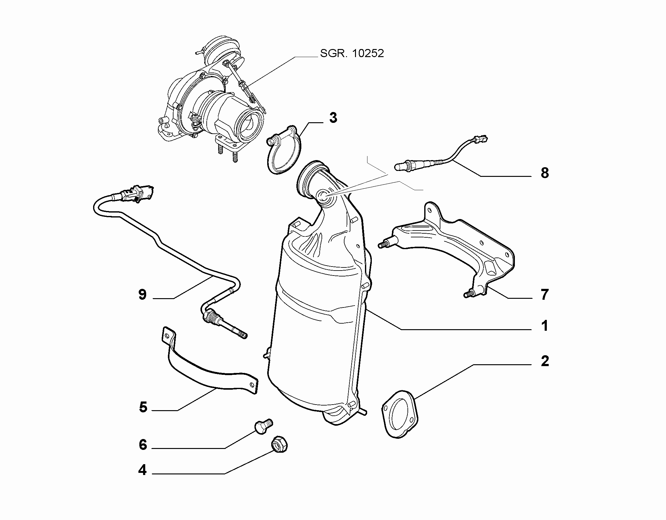 Alfa Romeo 55202582 - Lambda Sensoru furqanavto.az